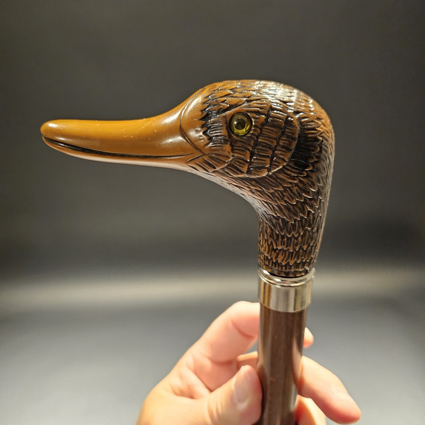 Antique Style Mallard Head Umbrella
