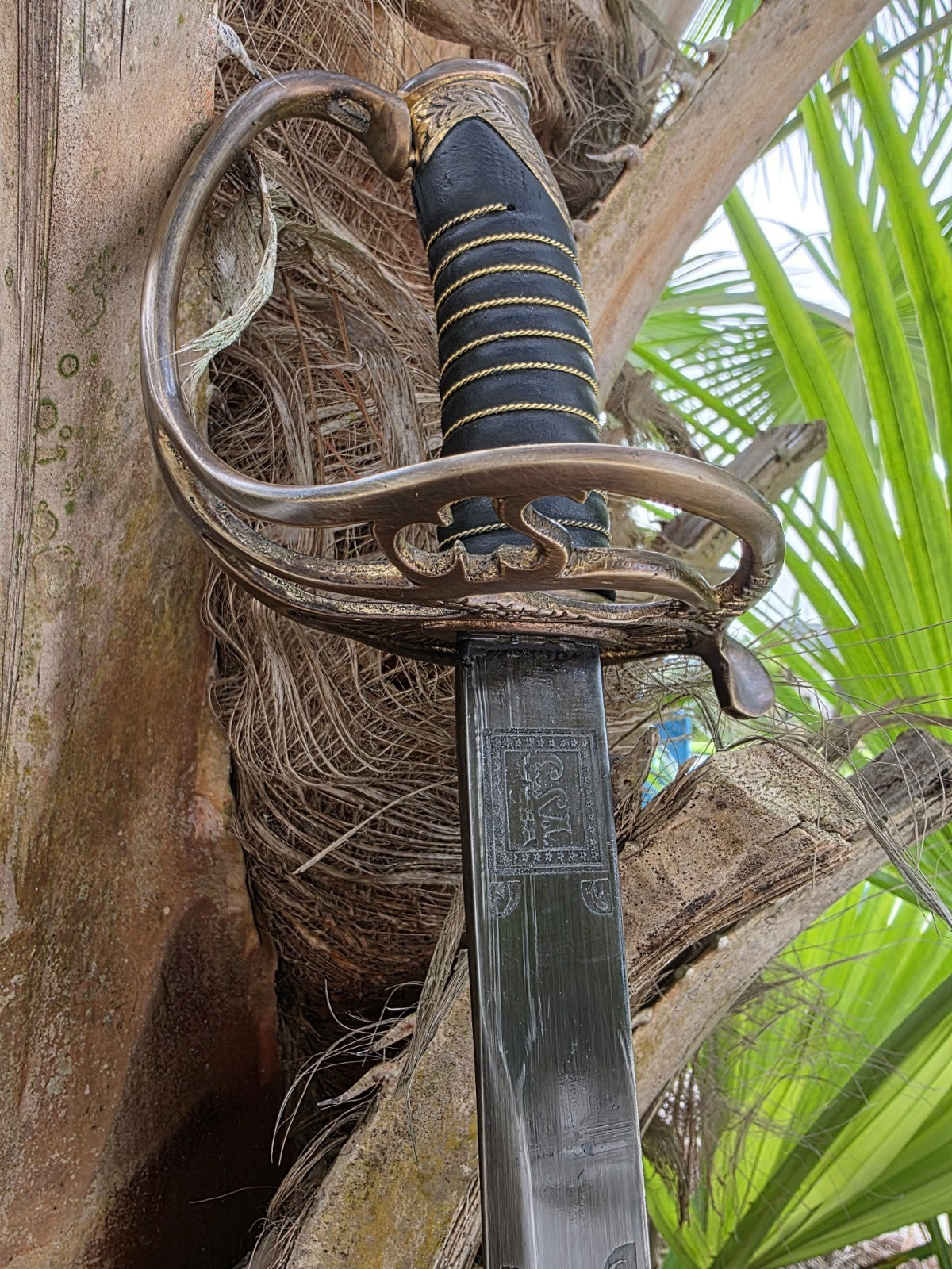 40" Antique-Style 1850 Confederate Civil War Sword