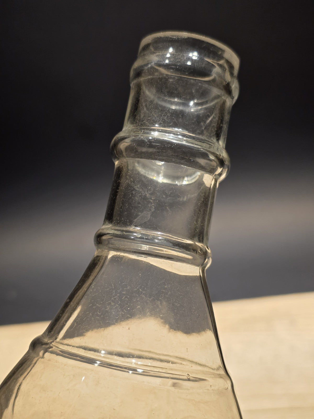 Vintage Style Glass Texaco Fire Chief Oil Bottle