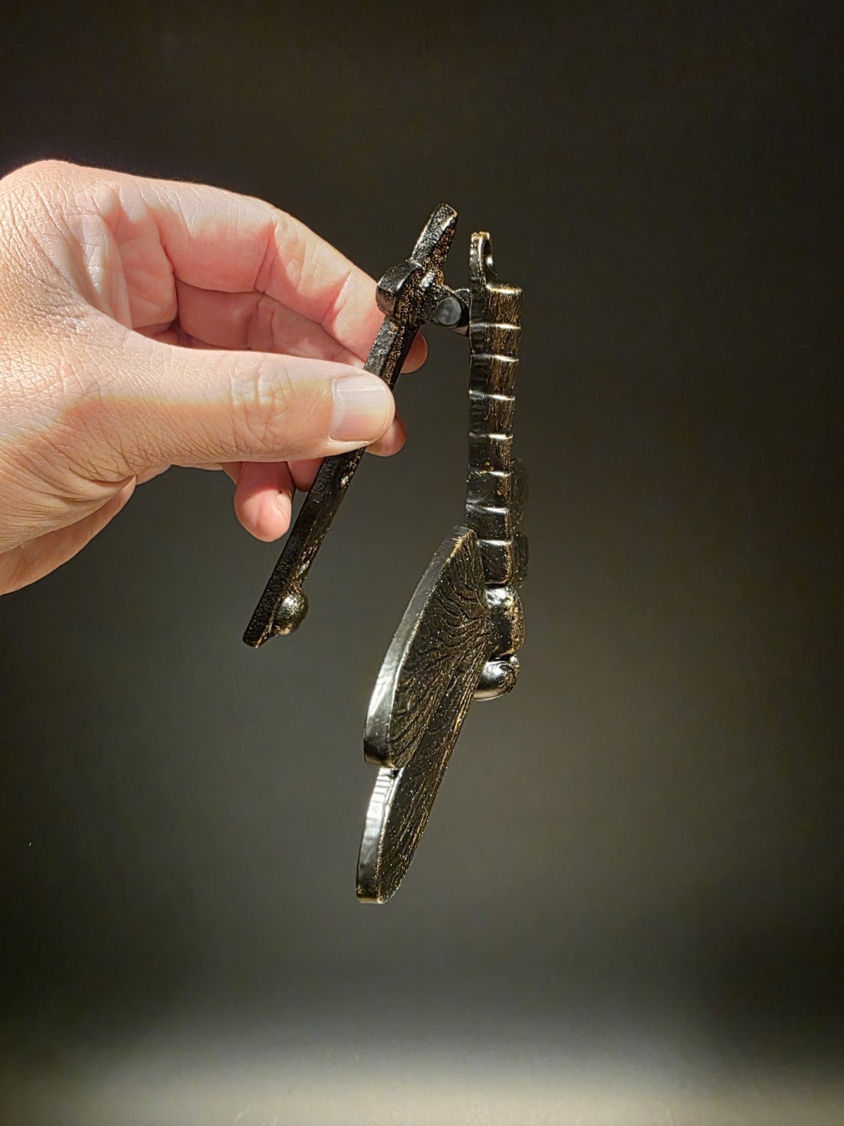 Antique Brass Vintage Style Cast Iron Dragonfly Door Knocker