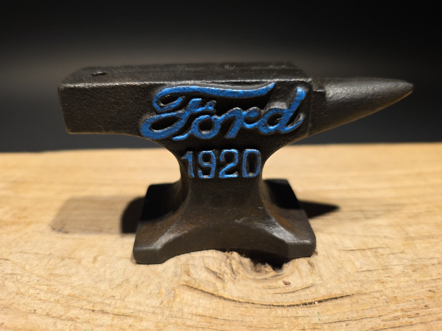 Vintage Antique Style Cast Iron Ford Miniature Anvil