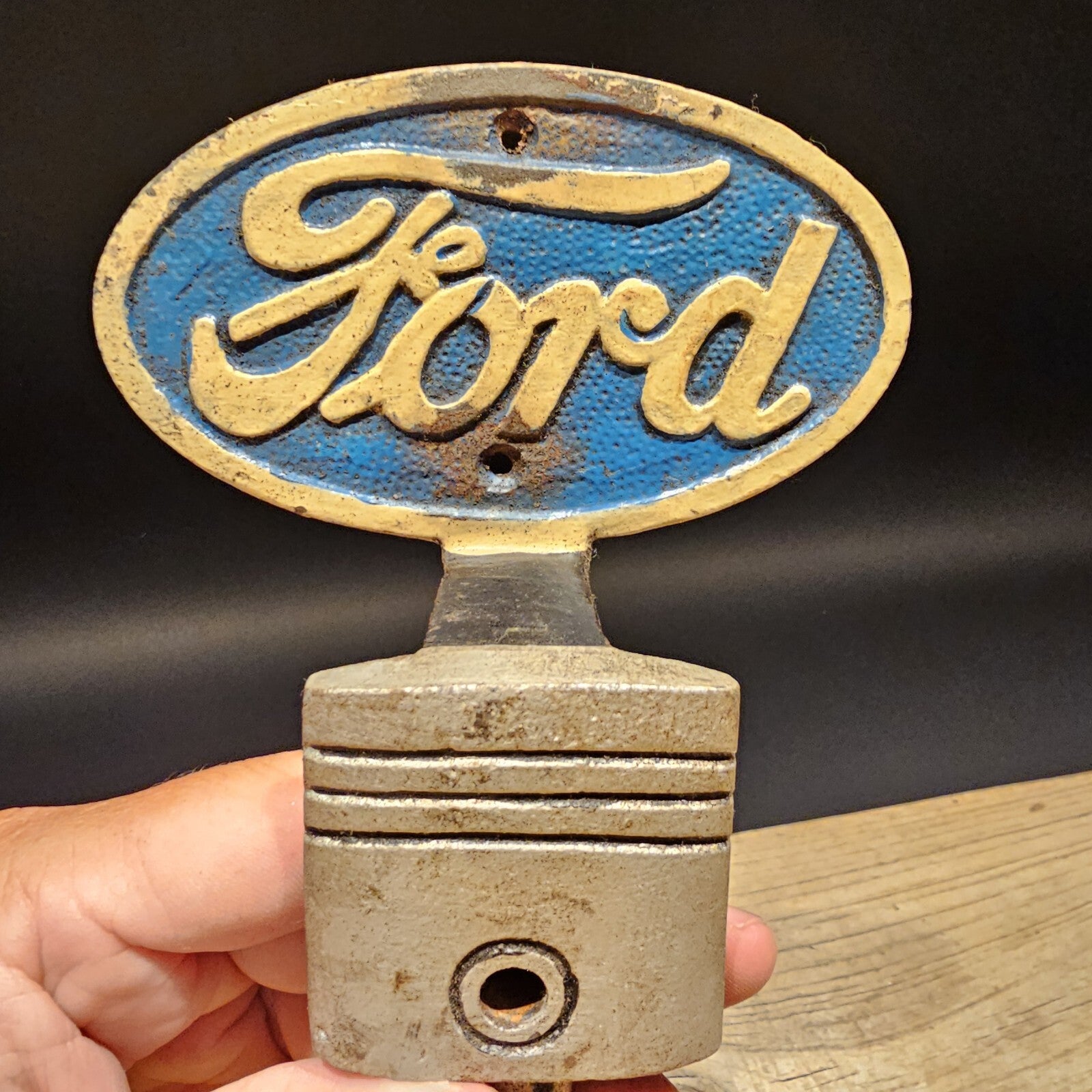 Antique Style Cast Iron Ford Door Gate Handle