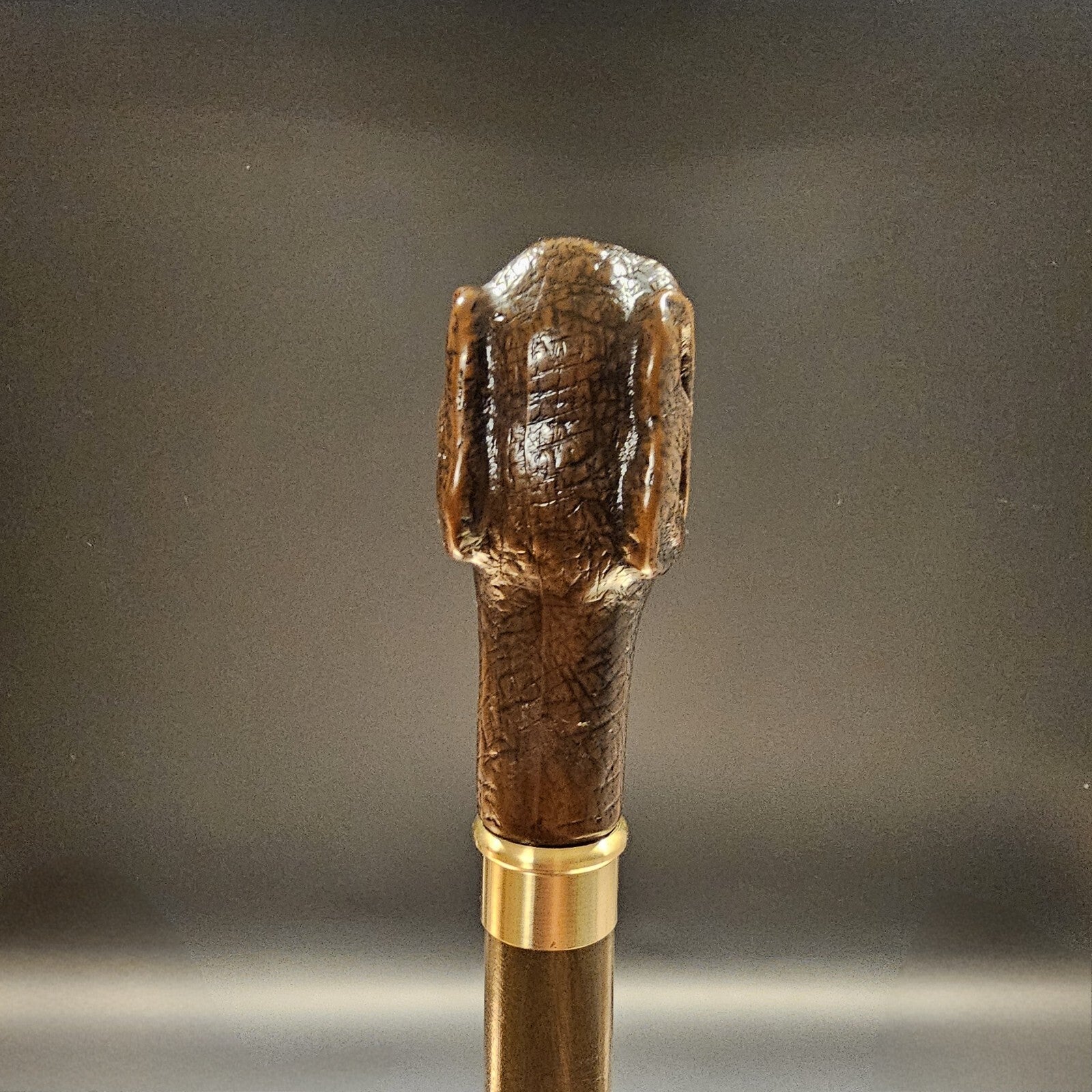 36" Antique Style Elephant Walking Stick Cane