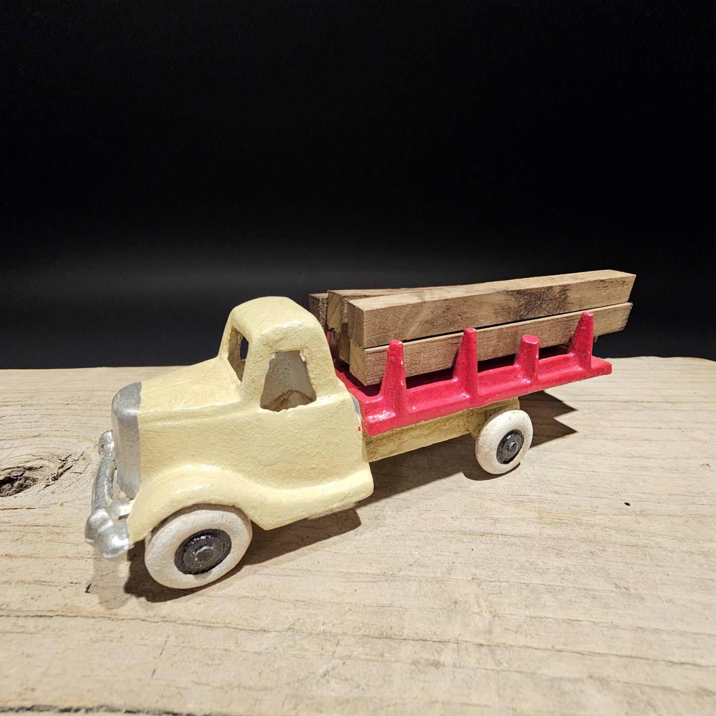 Antique Vintage Style Cast Iron Truck Flat bed Car