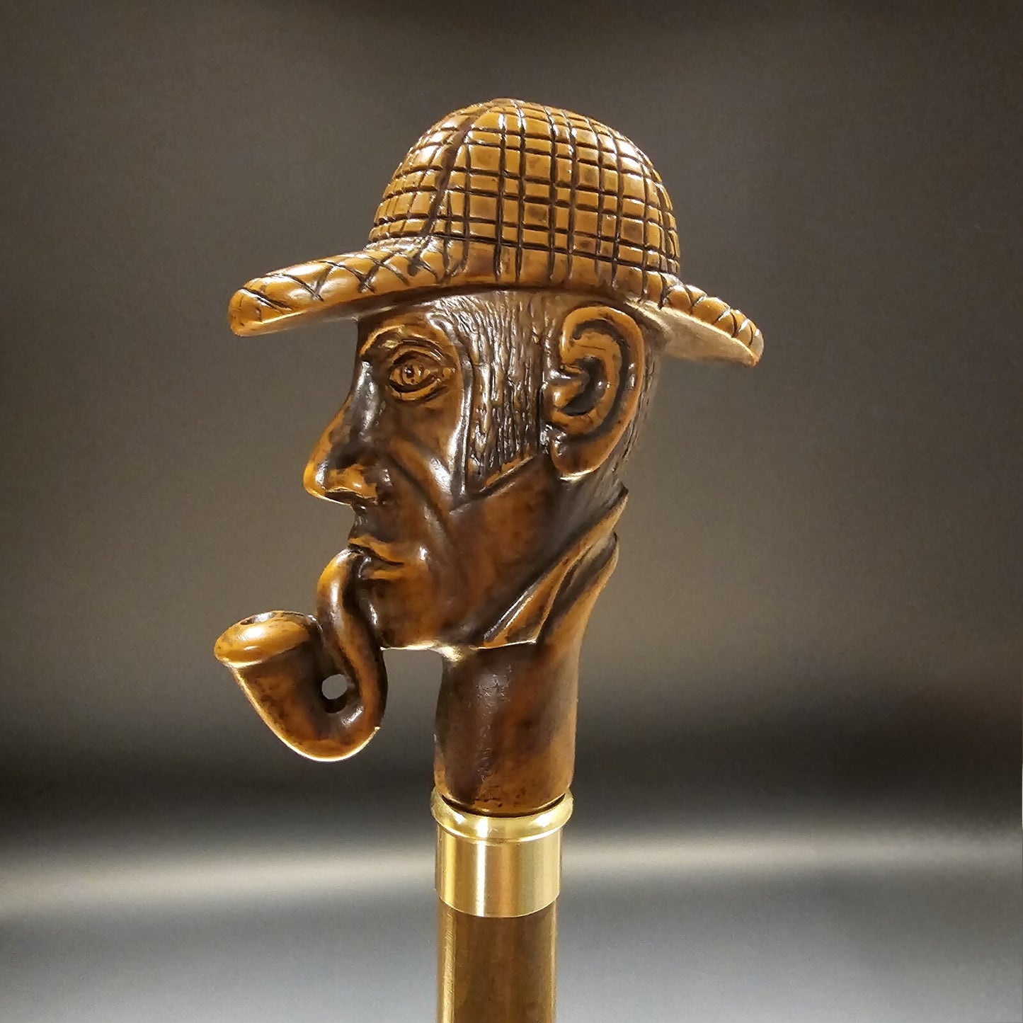 36" Antique Style Pipe Man Walking Stick Cane