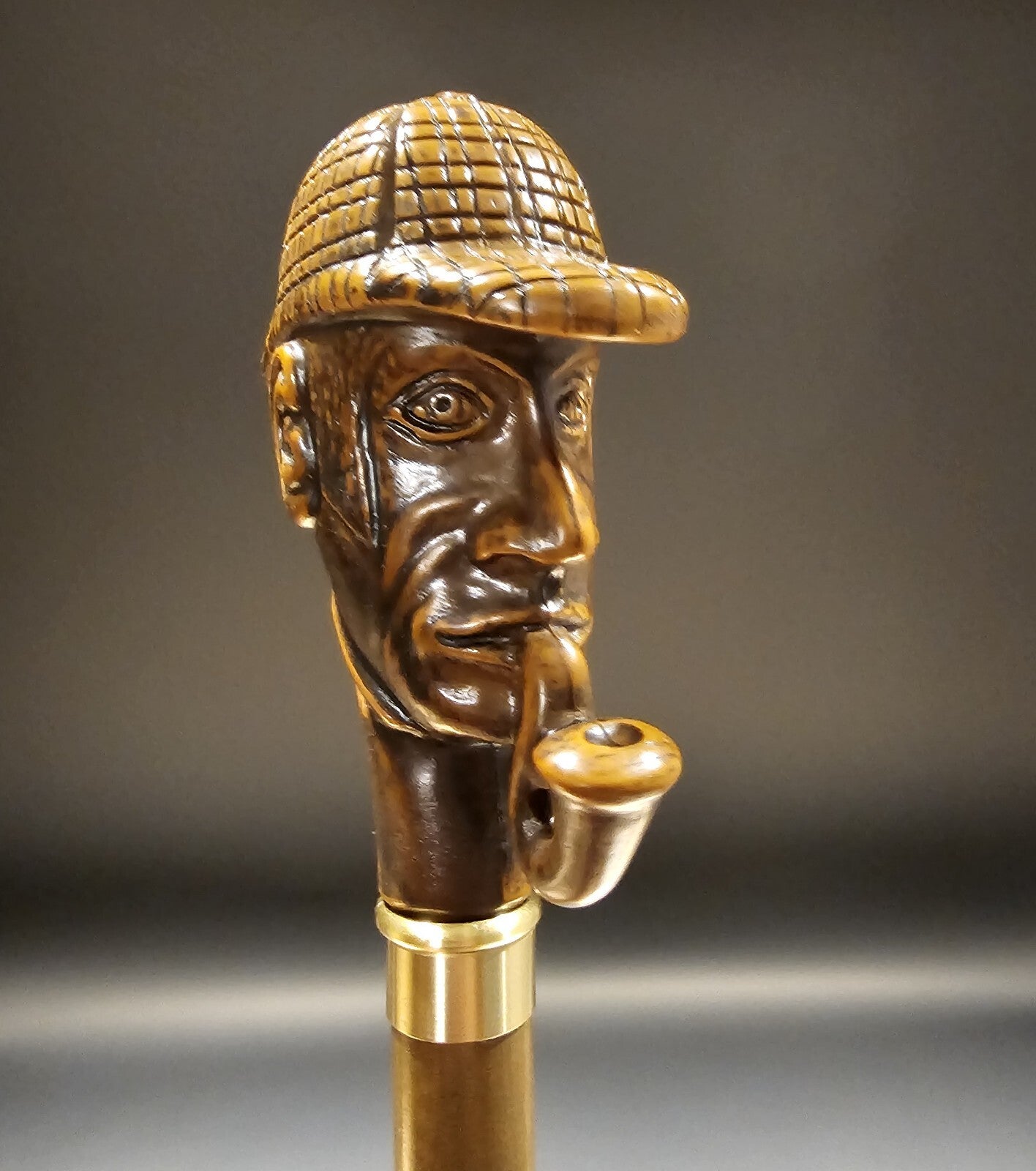 36" Antique Style Pipe Man Walking Stick Cane