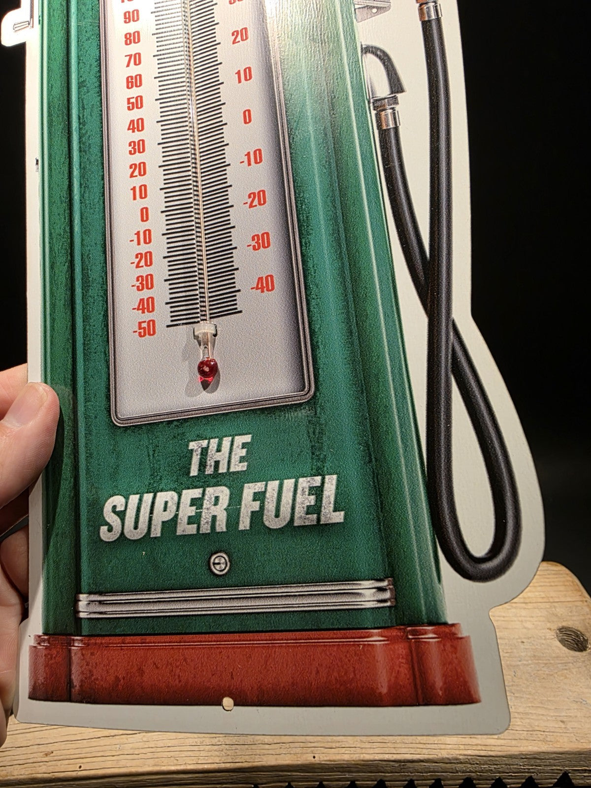 17 1/2 " Metal Vintage Style Sinclair Thermometer Sign