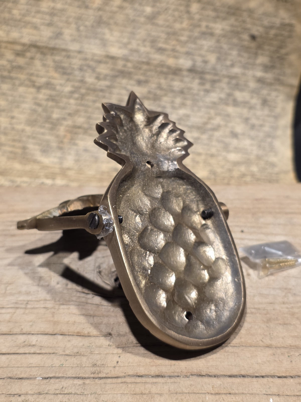6" Vintage Style Solid Brass Pineapple Door Knocker Colonial Welcome Sign