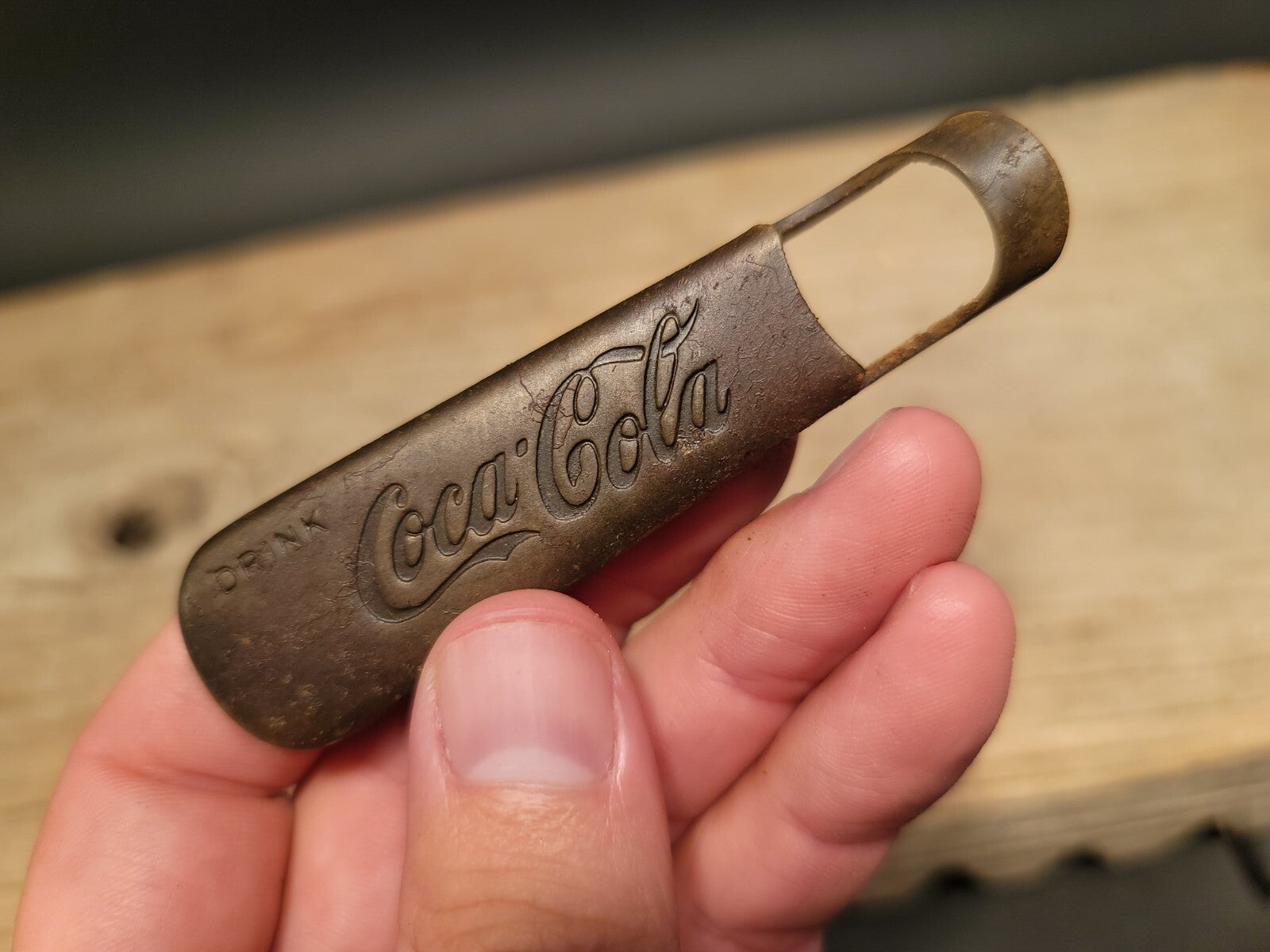 Antique Vintage Style Metal Coca Cola Bottle Opener
