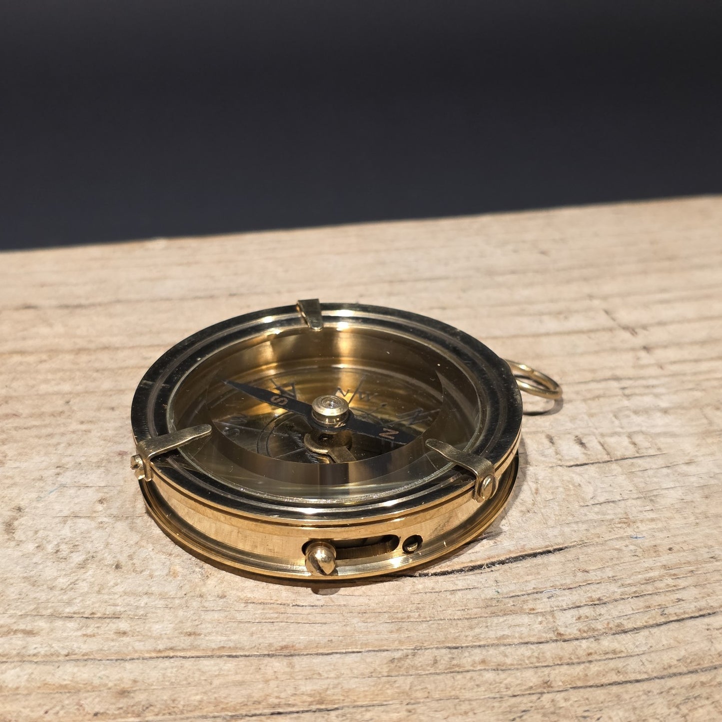 Brass Pocket Compass – Vintage Style Nautical Hunter Case Compass