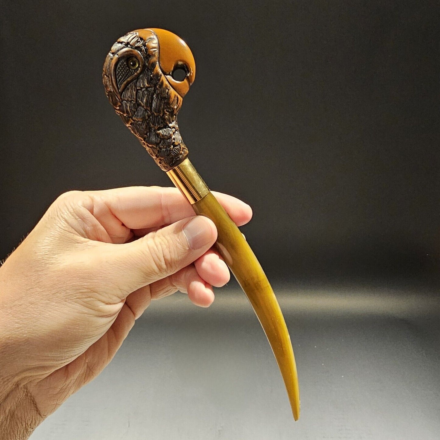 Antique Style Parrot Letter Opener Desk Collectible