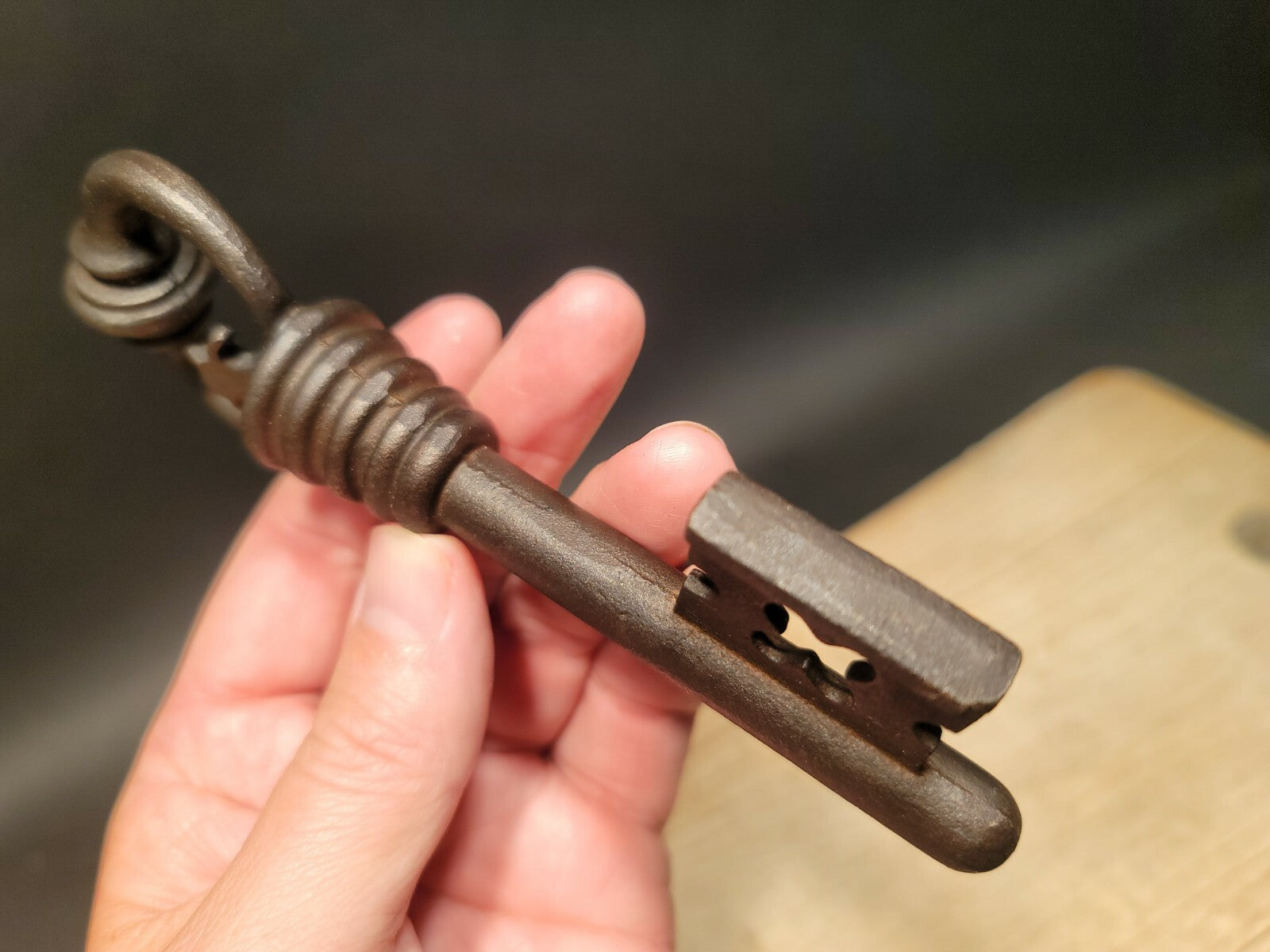 6 1/8" Antique Style Iron Large Skeleton Key