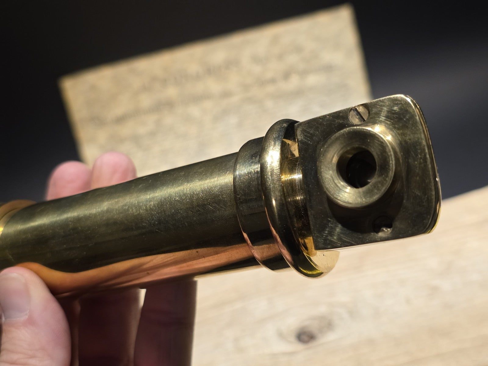 9 1/2" Antique Style Brass Portable Periscope Scope "see around the corner"