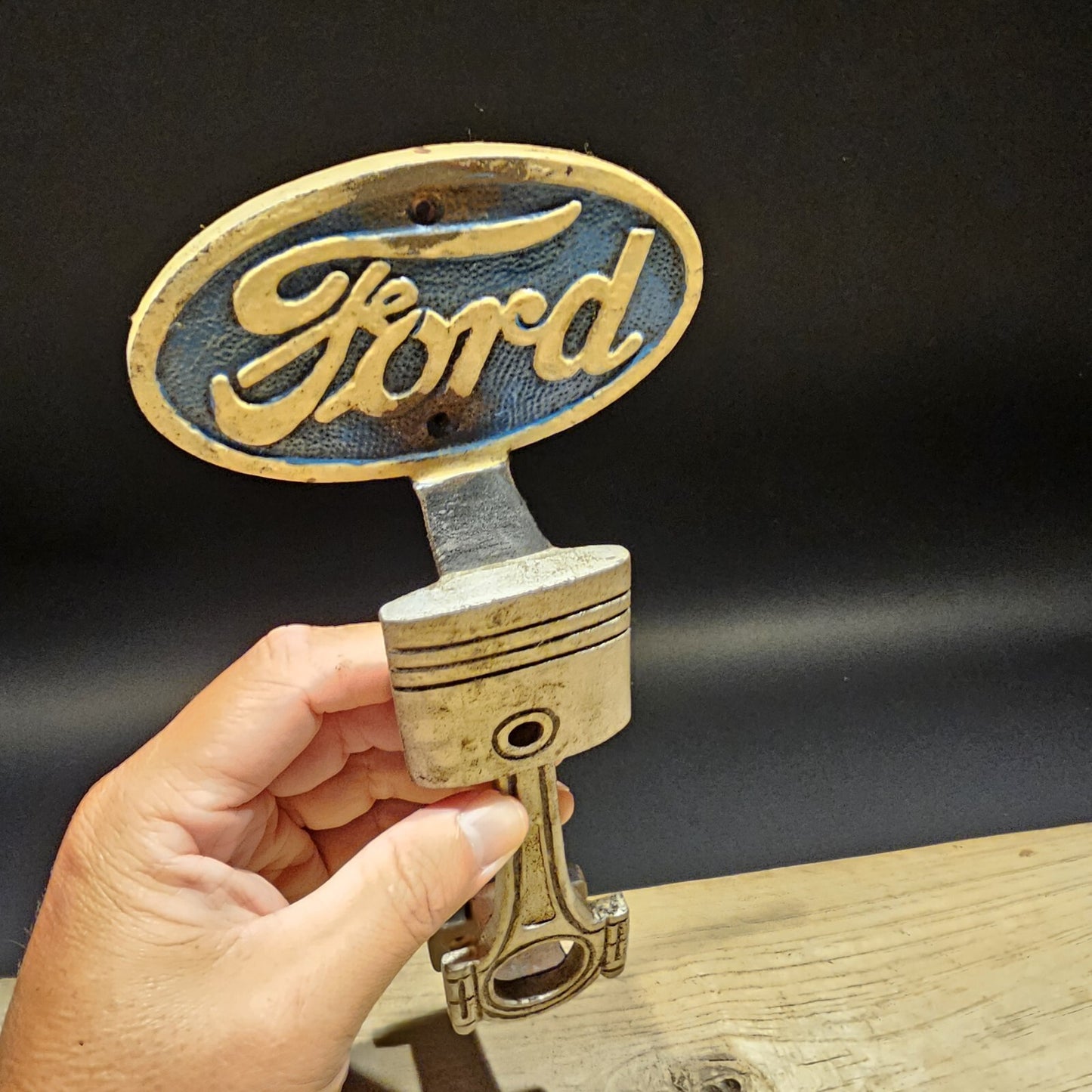 Antique Style Cast Iron Ford Door Gate Handle