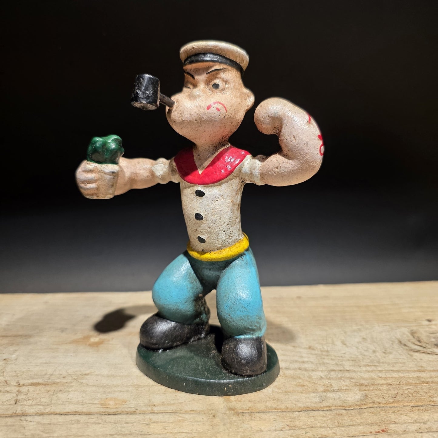 6" Antique Vintage Style Cast Iron Saylor Figurine