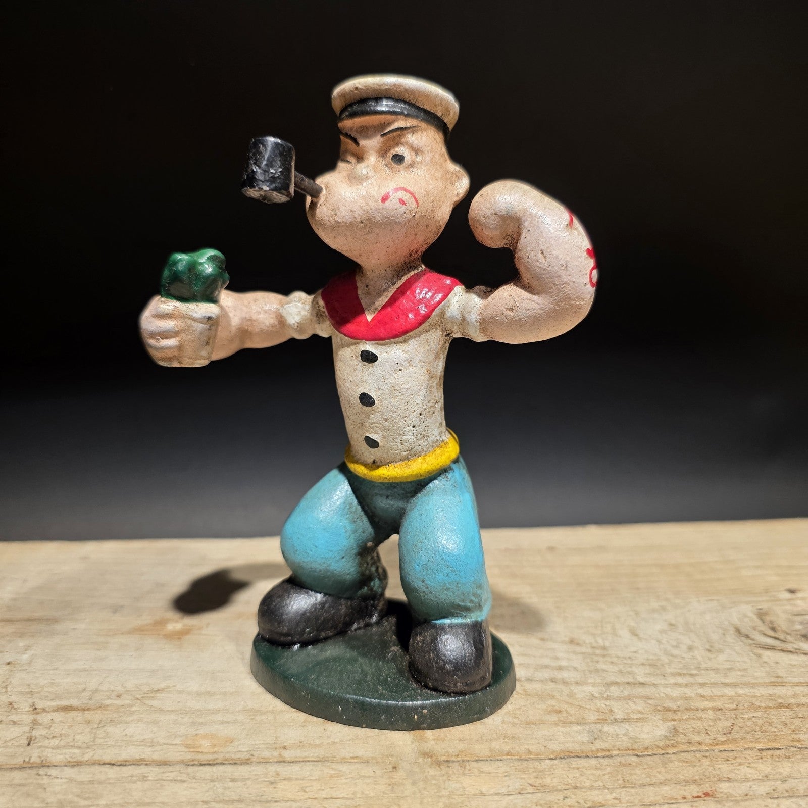 6" Antique Vintage Style Cast Iron Saylor Figurine