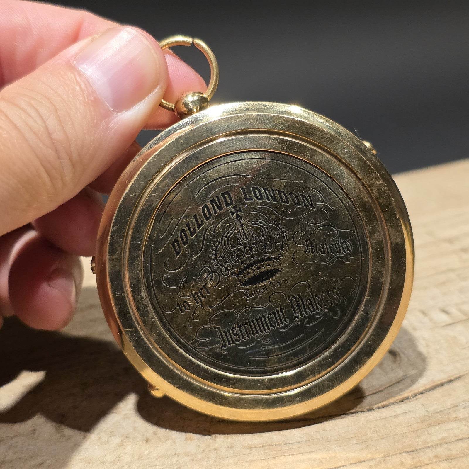 Brass Pocket Compass – Vintage Style Nautical Hunter Case Compass