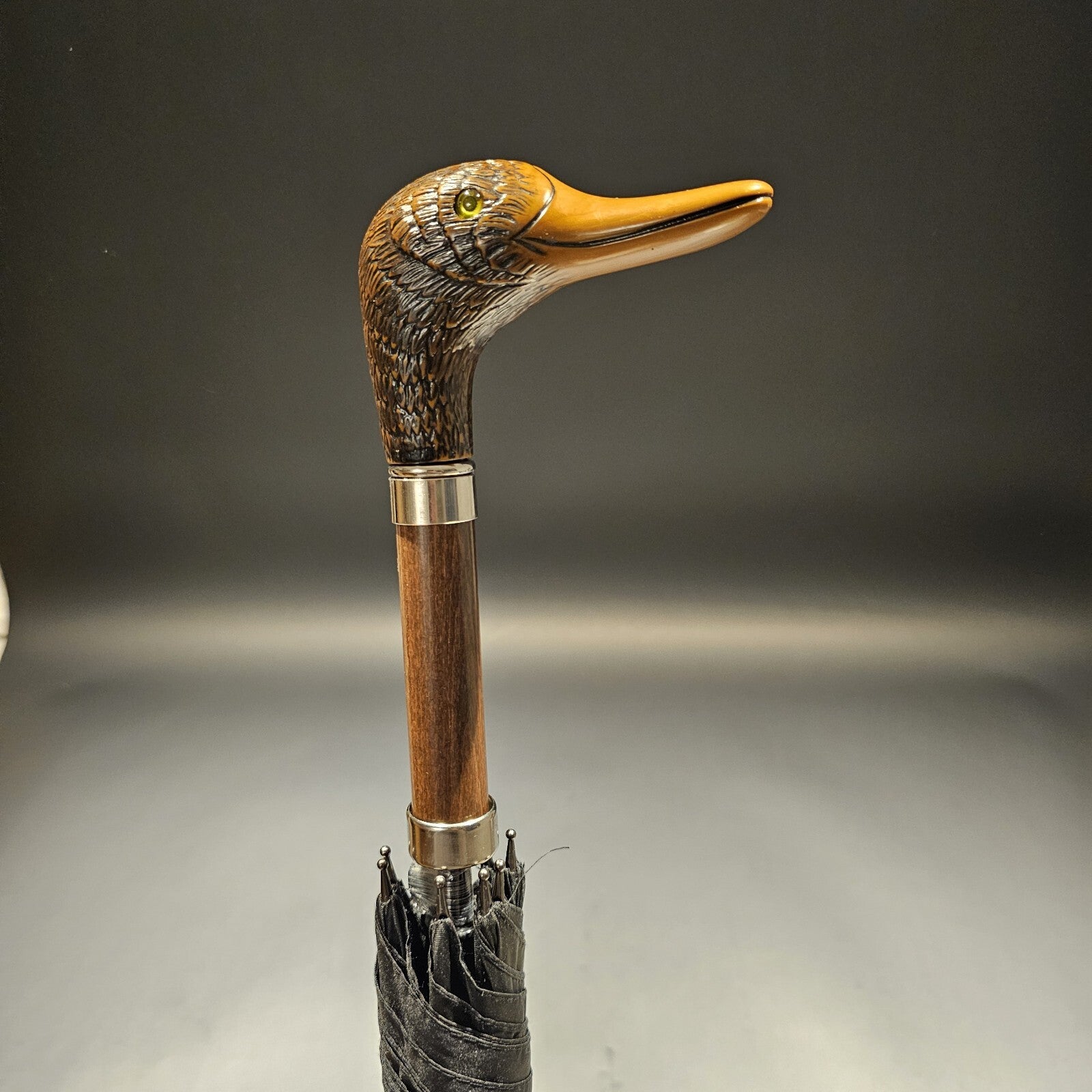 Antique Style Mallard Head Umbrella