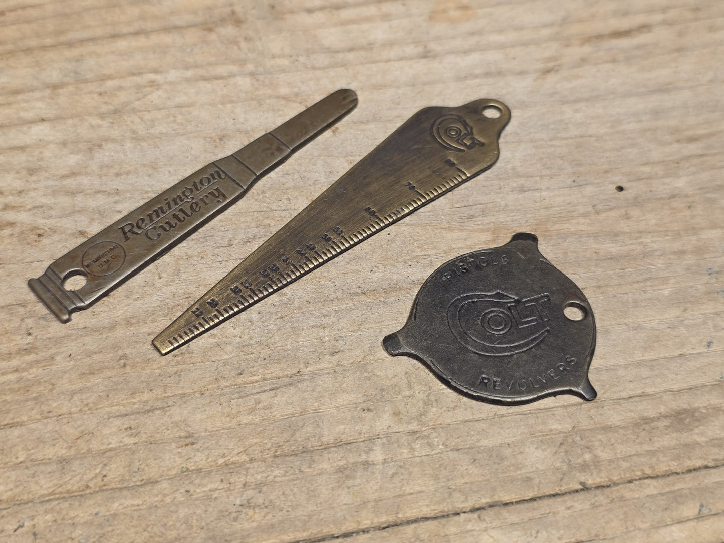 Vintage Style Colt, Remington Firearms Keychain Tool Set