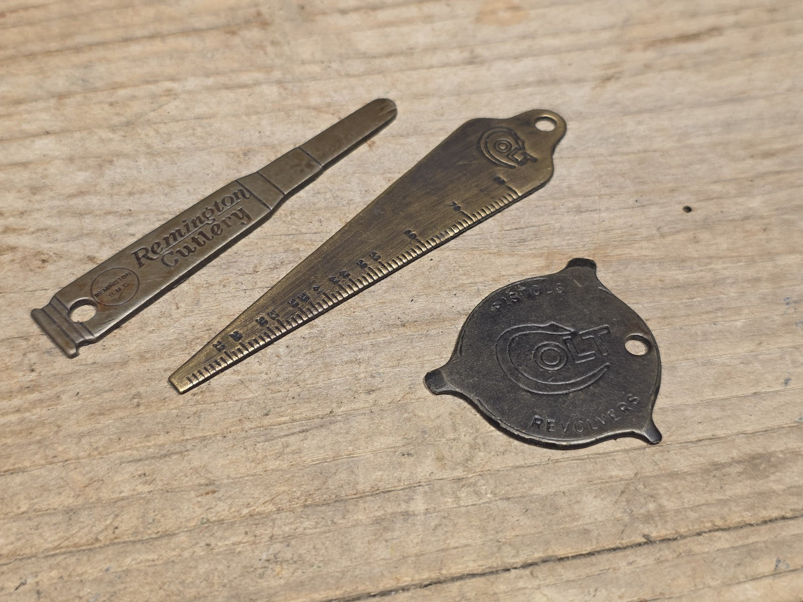 Vintage Style Colt, Remington Firearms Keychain Tool Set