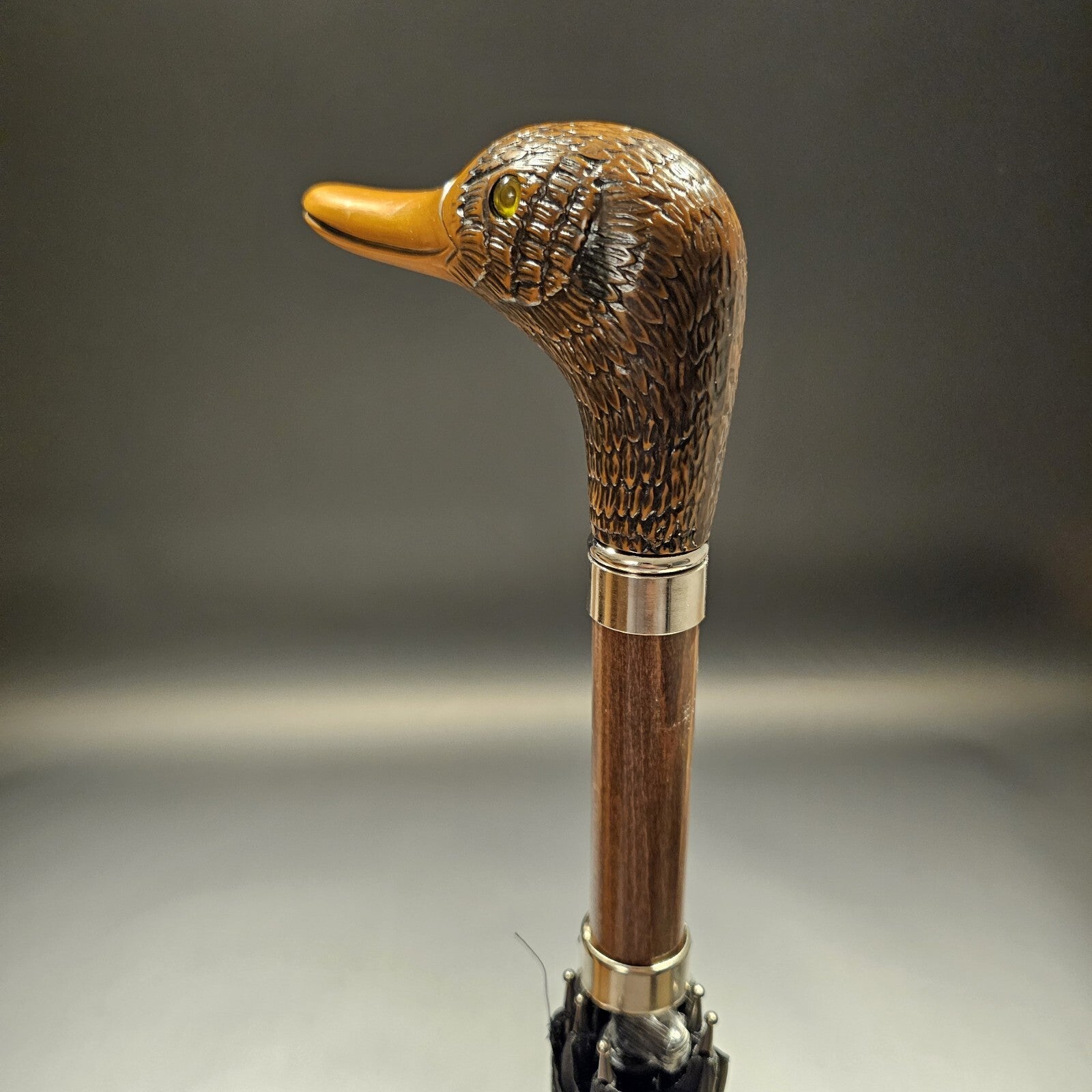 Antique Style Mallard Head Umbrella