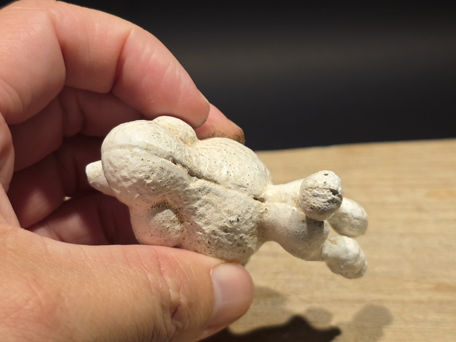 Cast Iron White Poodle Dog Figurine Vintage Style Poodle Statue