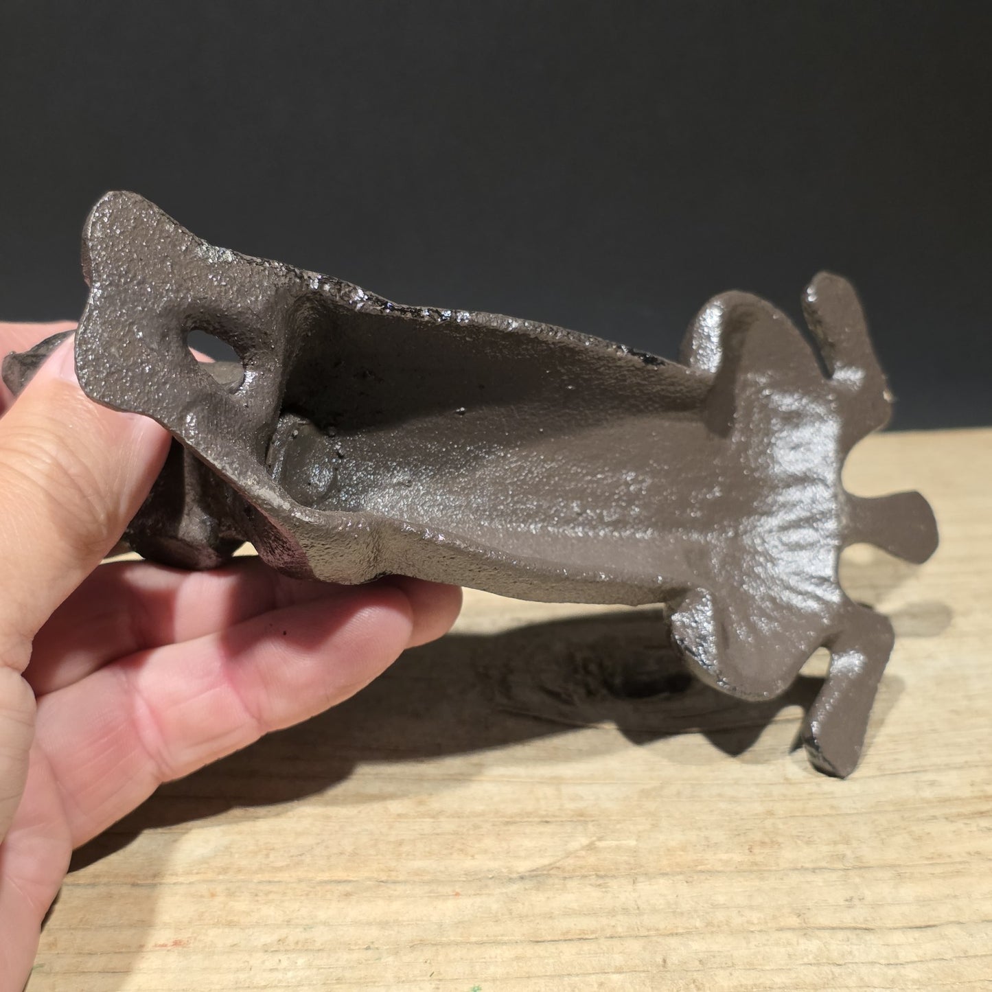 Cast Iron Lying Dog Doorstop – Vintage Style Figural Door Stop