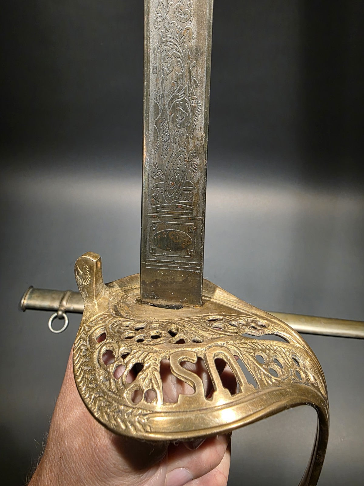 Antique-Style 1850 Union Officer’s Civil War Sword