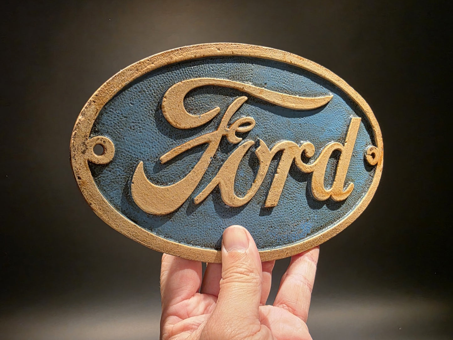 Antique Vintage Style Cast Iron Ford Plaque Sign