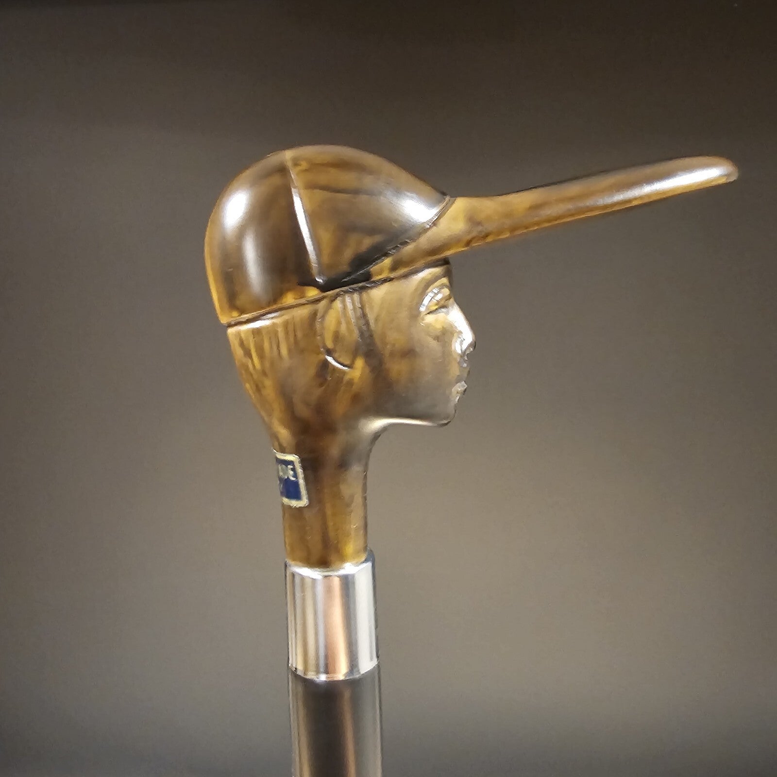 36" Antique Style European Jockey Walking Stick Cane