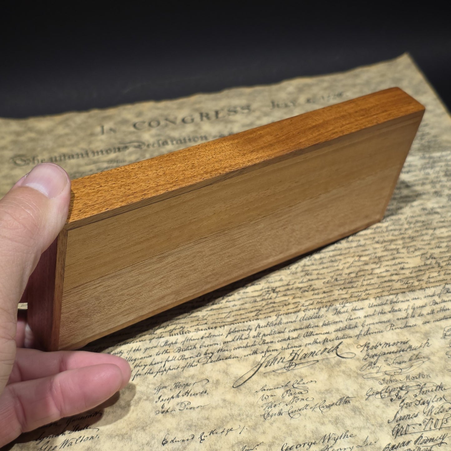 Wood Cased Magnifying Glass Set – Vintage Style Desk Reading Lens