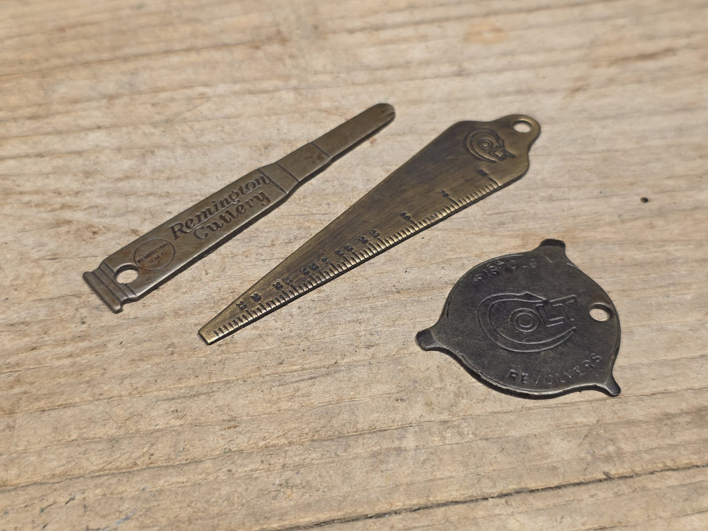 Vintage Style Colt, Remington Firearms Keychain Tool Set