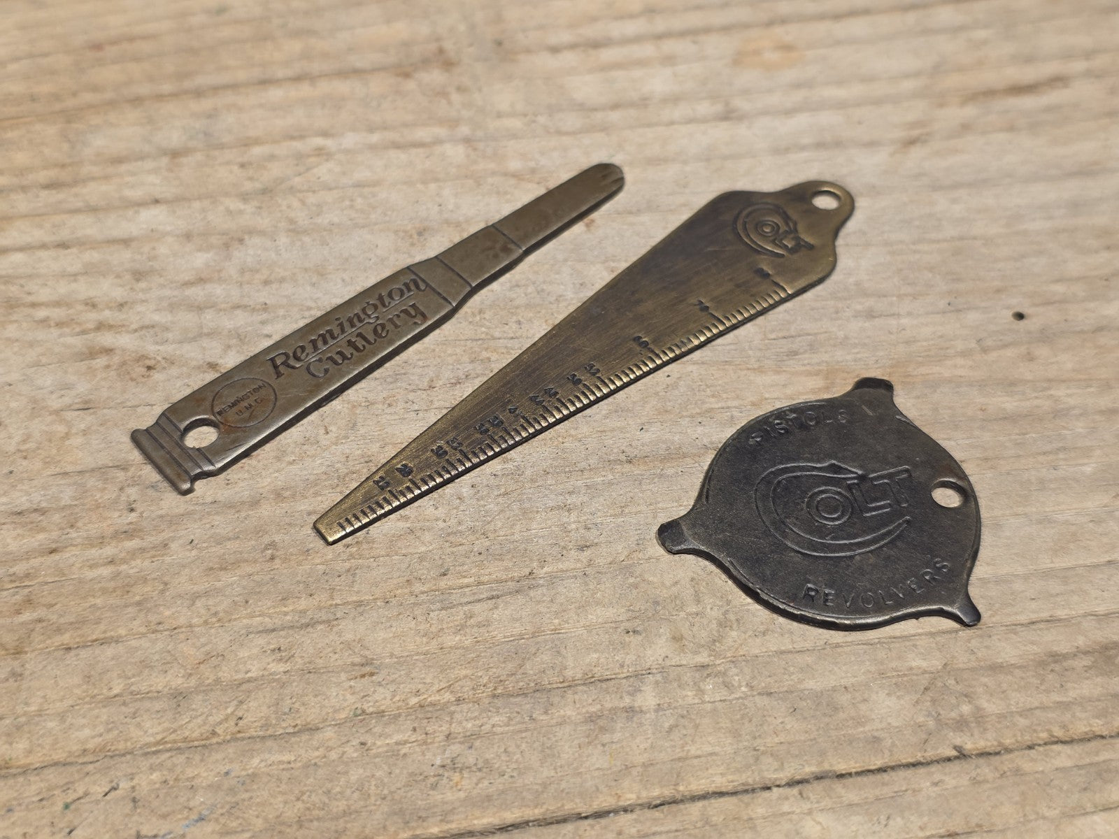 Vintage Style Colt, Remington Firearms Keychain Tool Set
