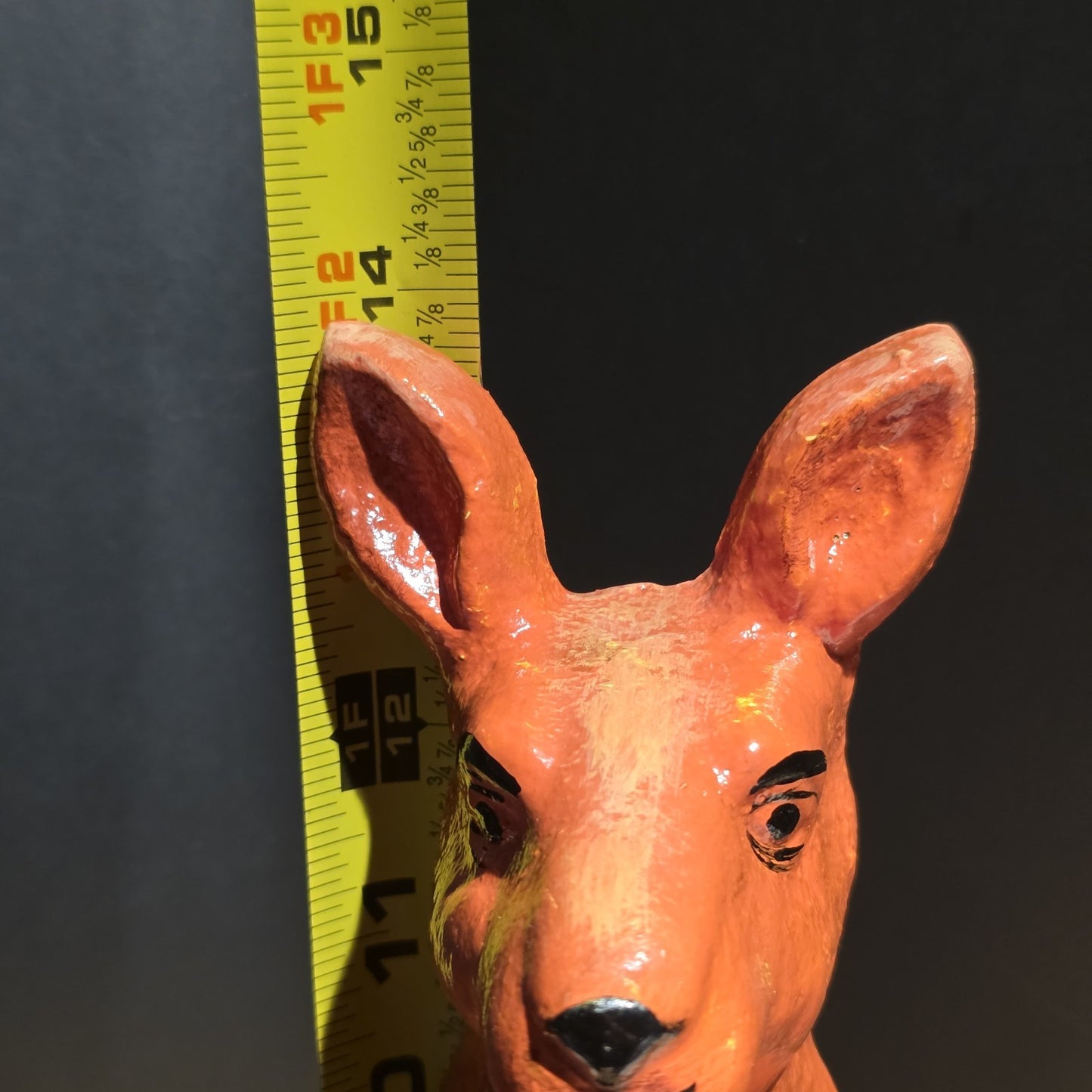 14" Sun Foundry 1867 Kangaroo Doorstop – 14" Cast Iron Animal Figure