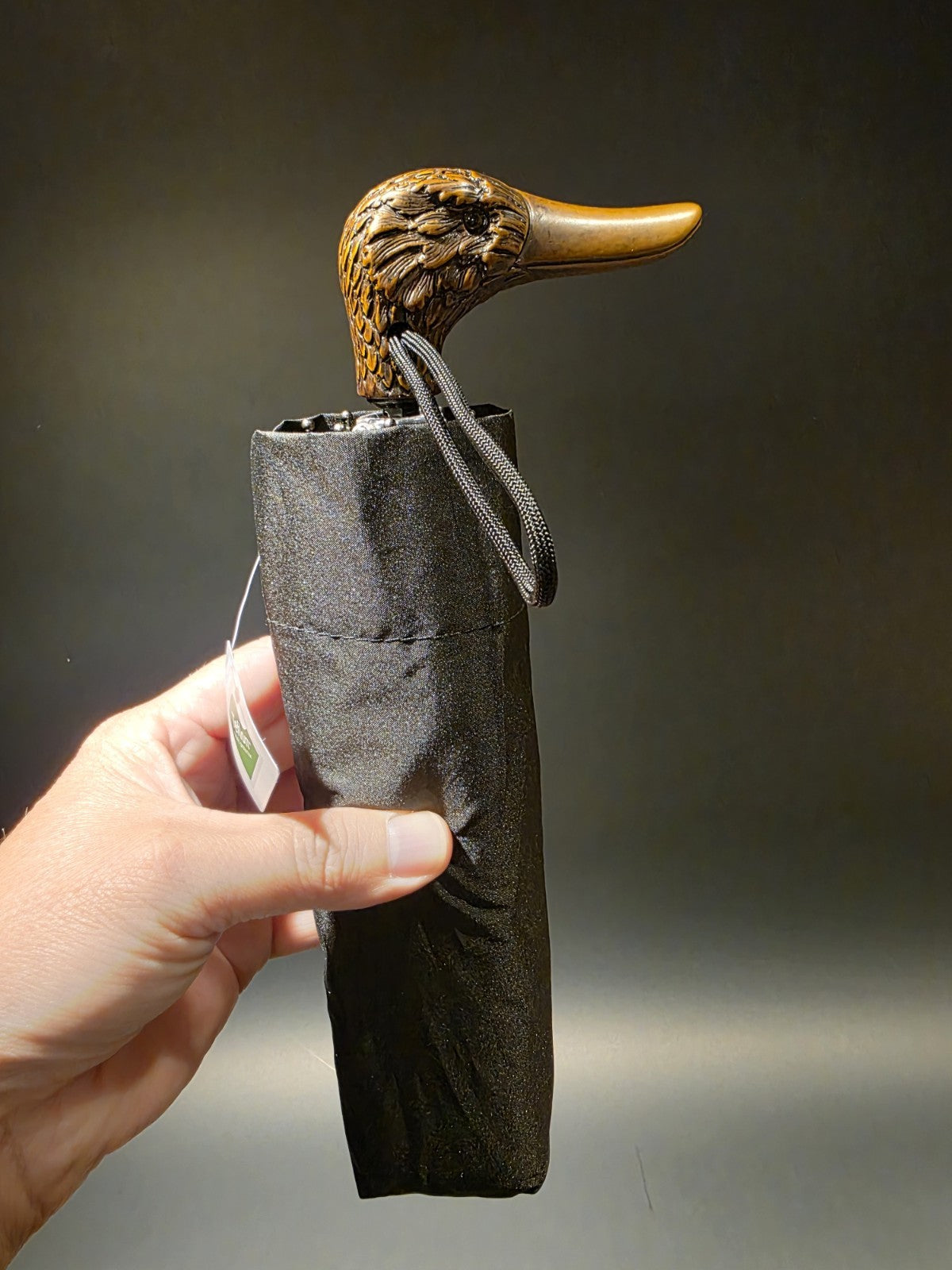 11 1/2" Antique Style Mallard Duck Handle Umbrella