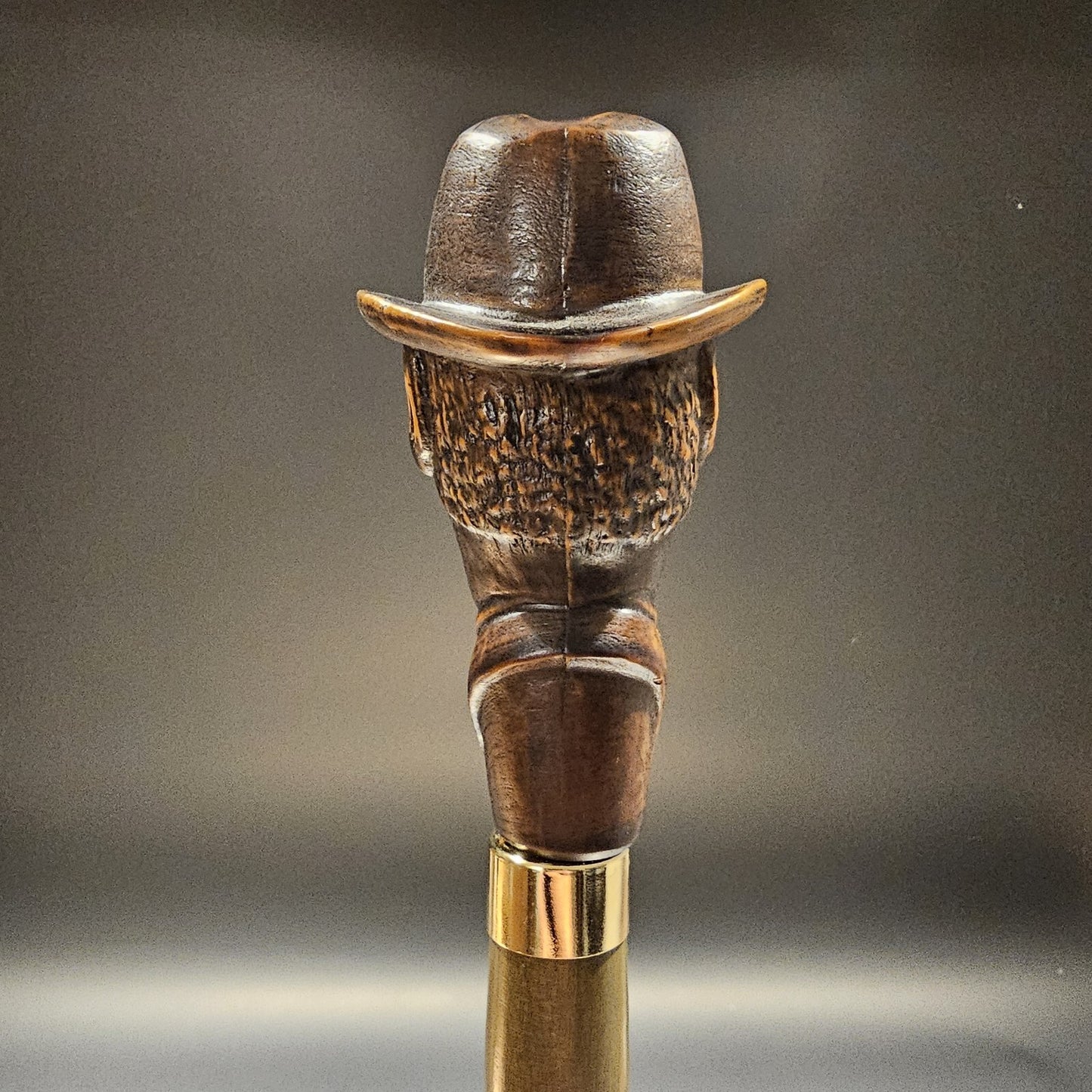36" Antique Style Cigar Man Walking Stick Cane