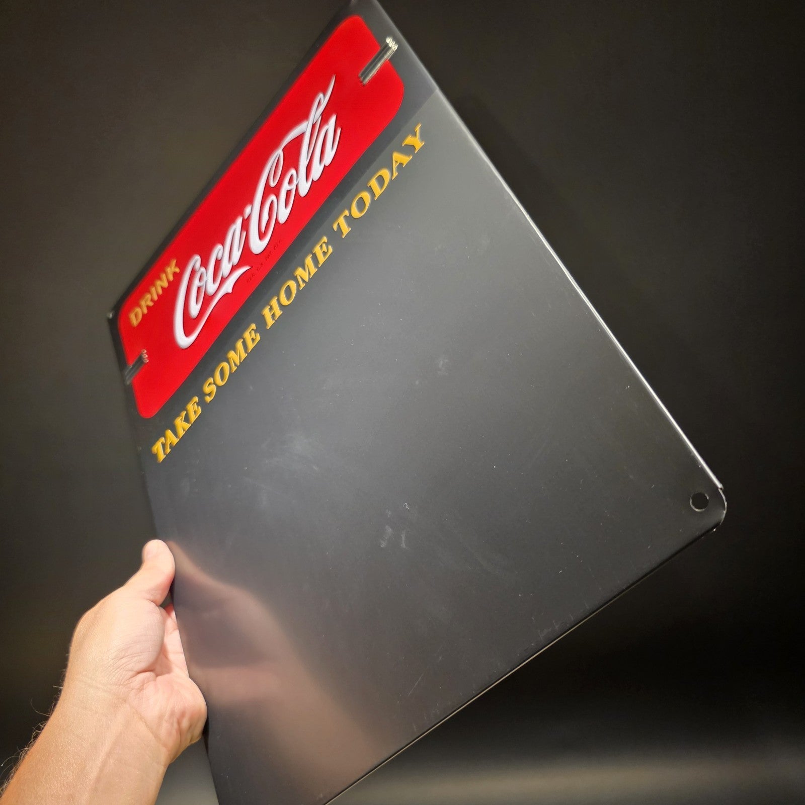 17" Coca-Cola Menu Board Chalkboard Sign Vintage Style Coke Advertising Display