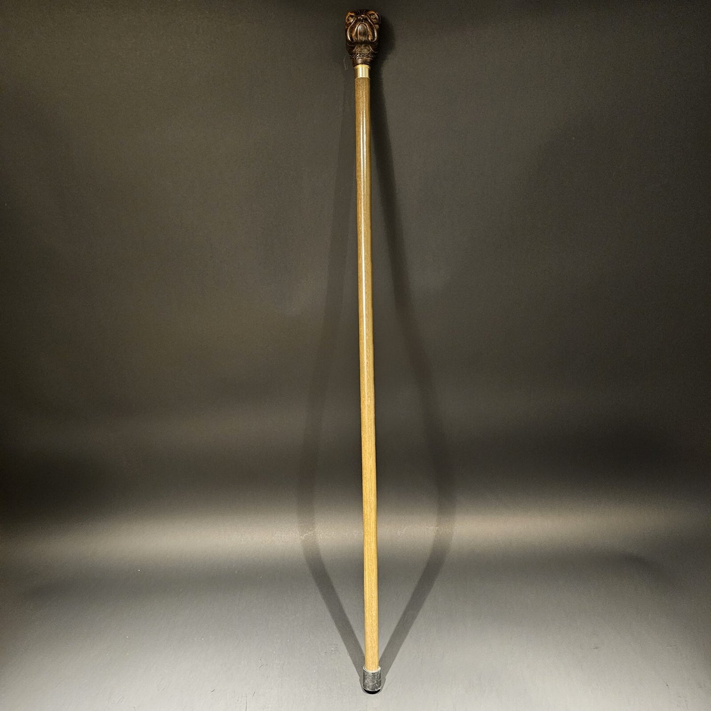 36" Antique Style Lot of 3 Figural Walking Stick Canes