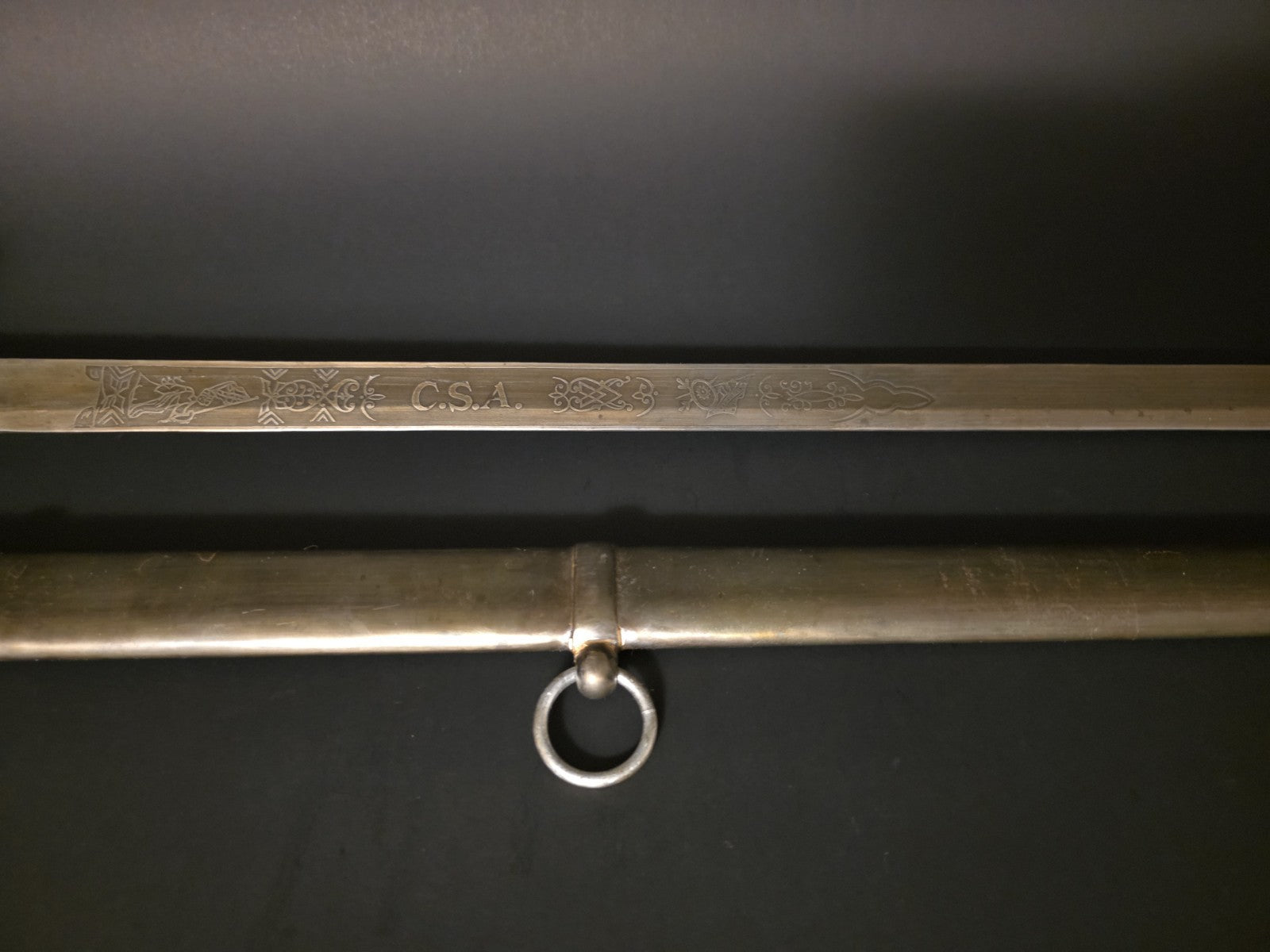 40" Antique-Style 1850 Confederate Civil War Sword