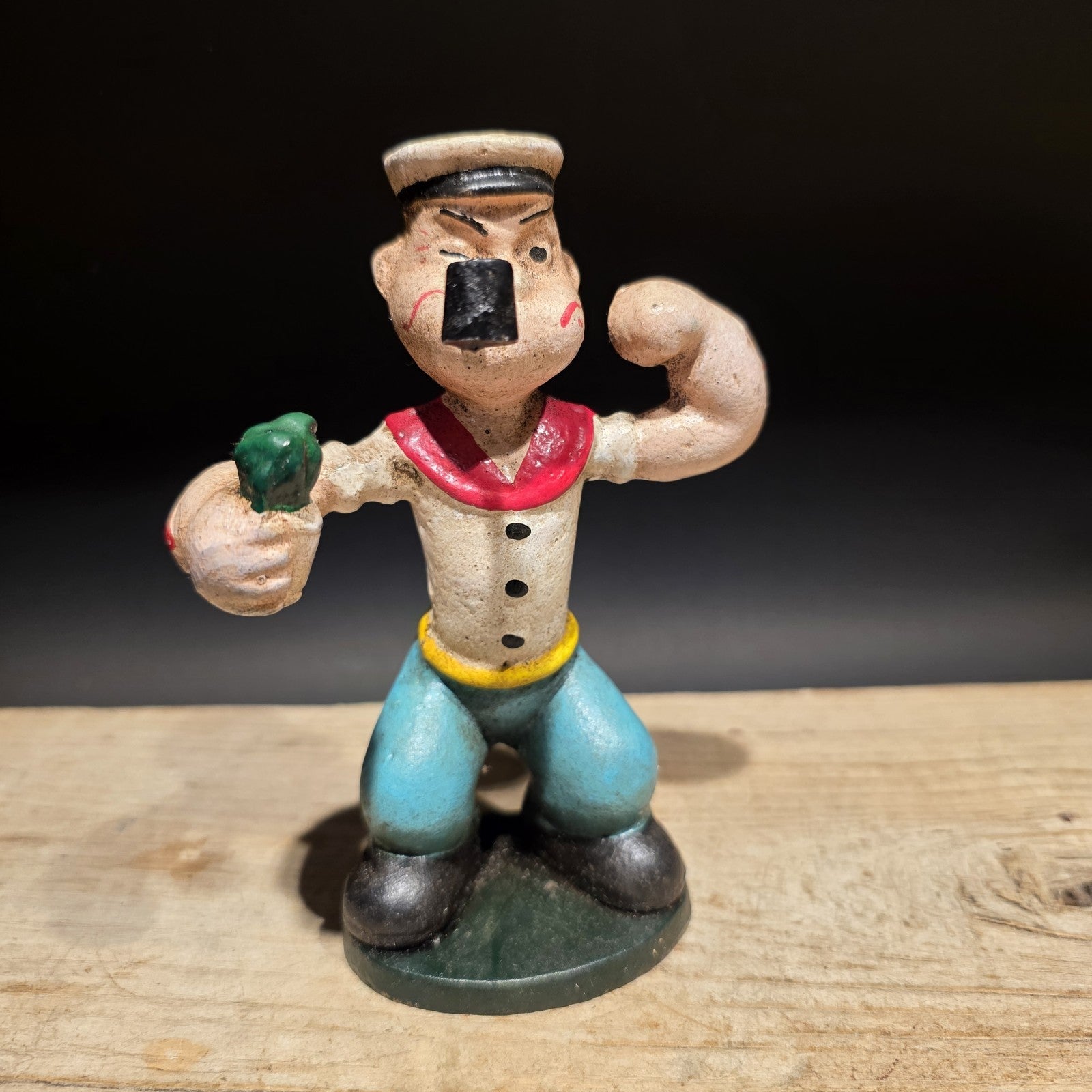 6" Antique Vintage Style Cast Iron Saylor Figurine
