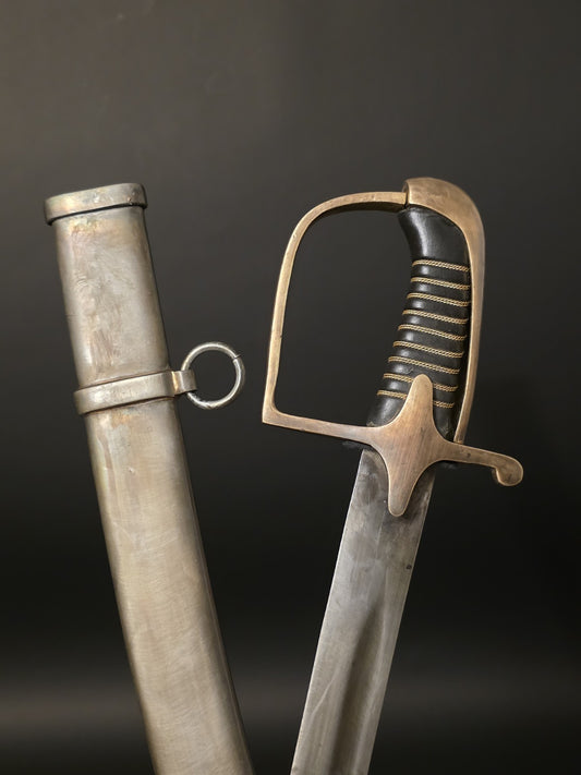 1821 Pattern Cavalry Saber Sword w/ Scabbard – British Officer Style