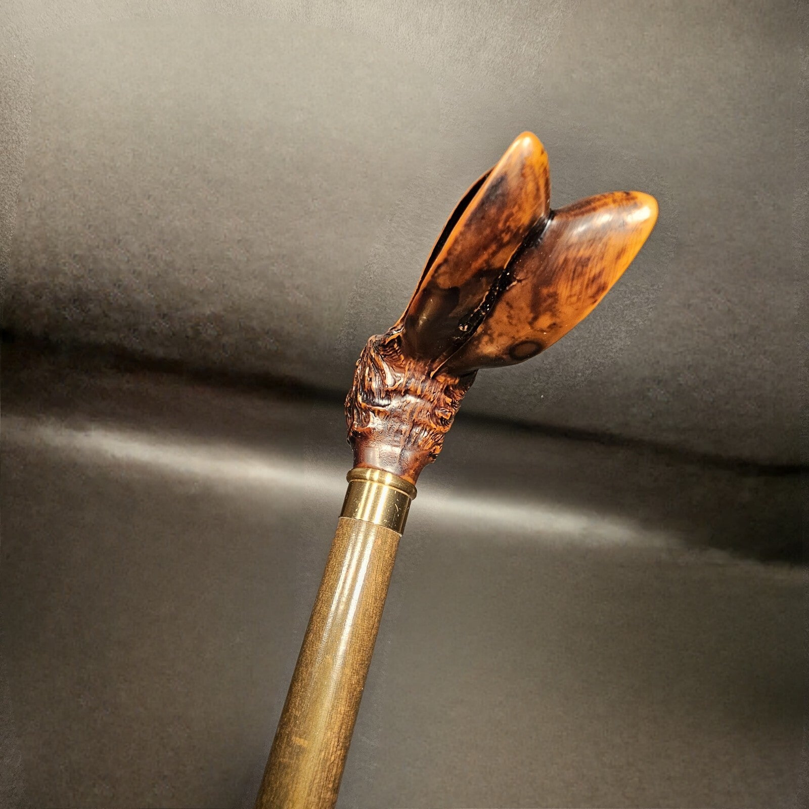 36" Antique Style Jack Rabbit Walking Stick Cane