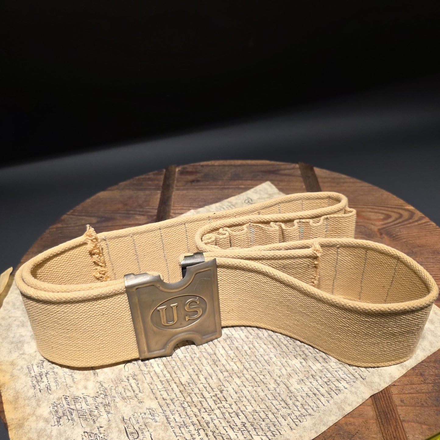 U.S. Canvas Cartridge Belt – Indian Wars Spanish-American War Style