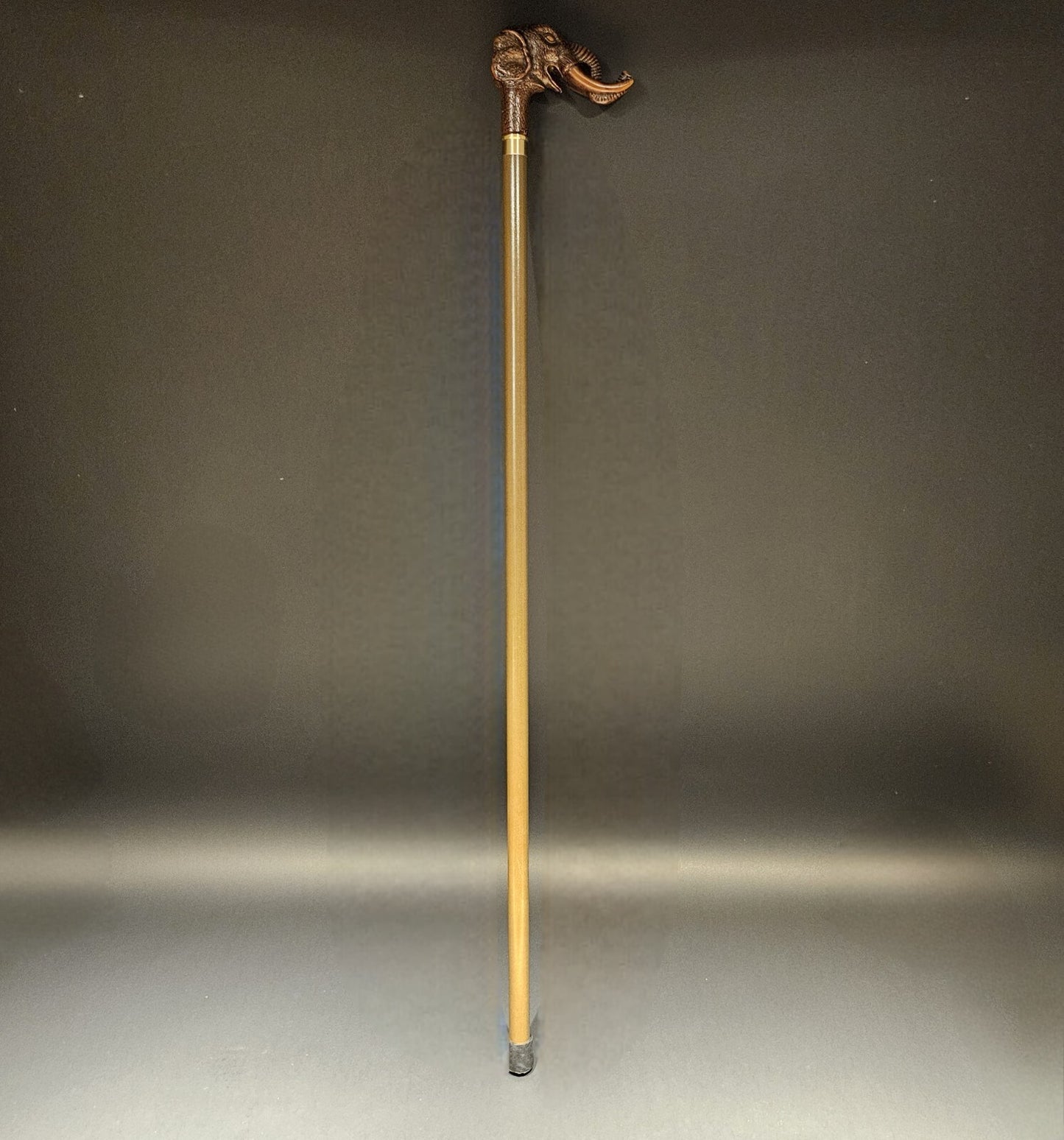 36" Antique Style Elephant Walking Stick Cane