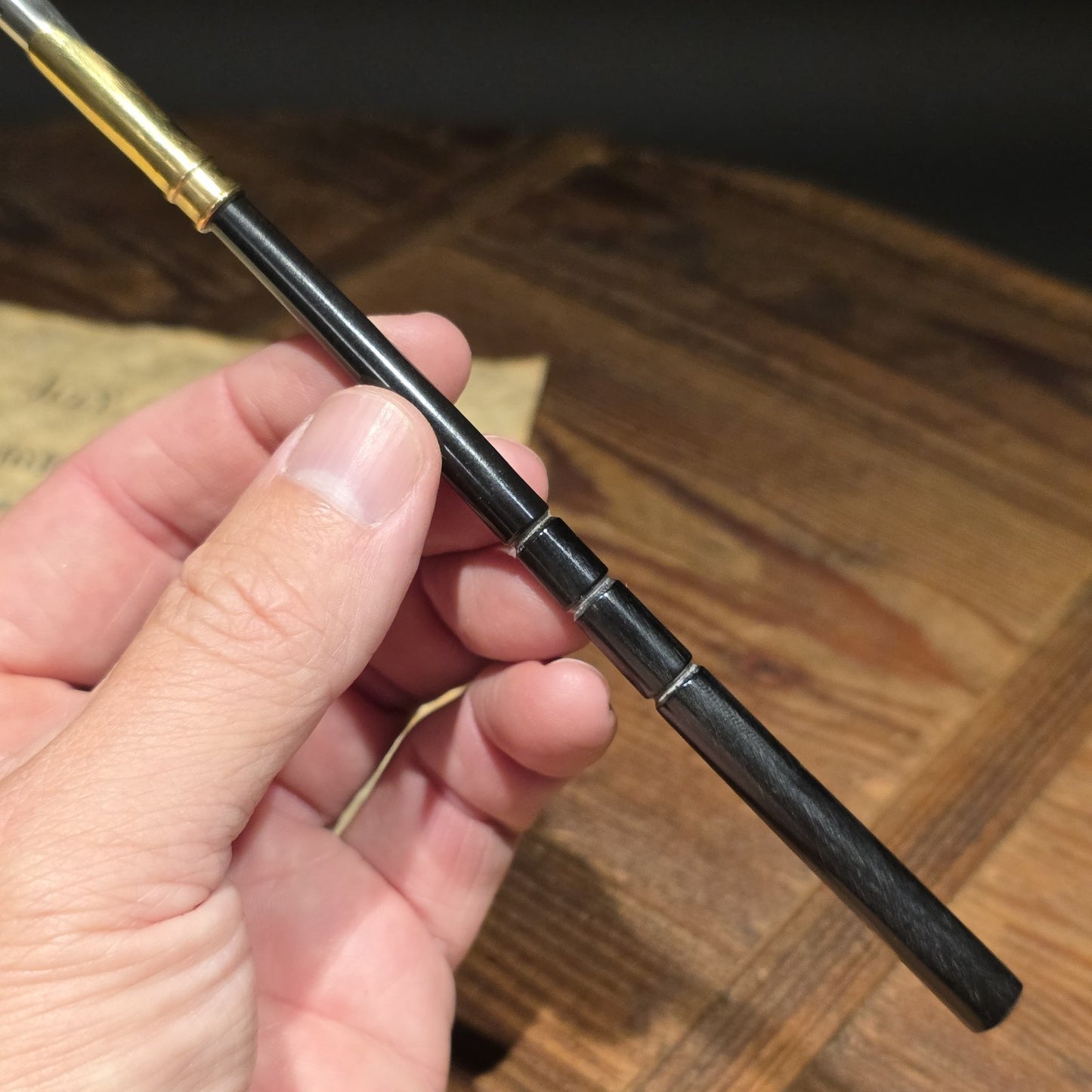 Black Bovine Horn Dip Pen – Antique Style Calligraphy Writing Pen