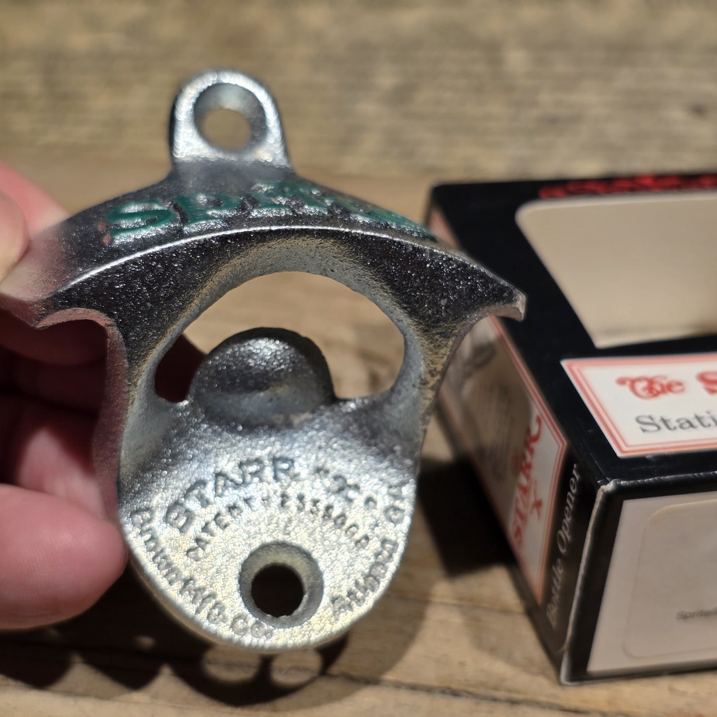 Sprite Starr X Bottle Opener in Box  2006 Coca-Cola Wall Mount