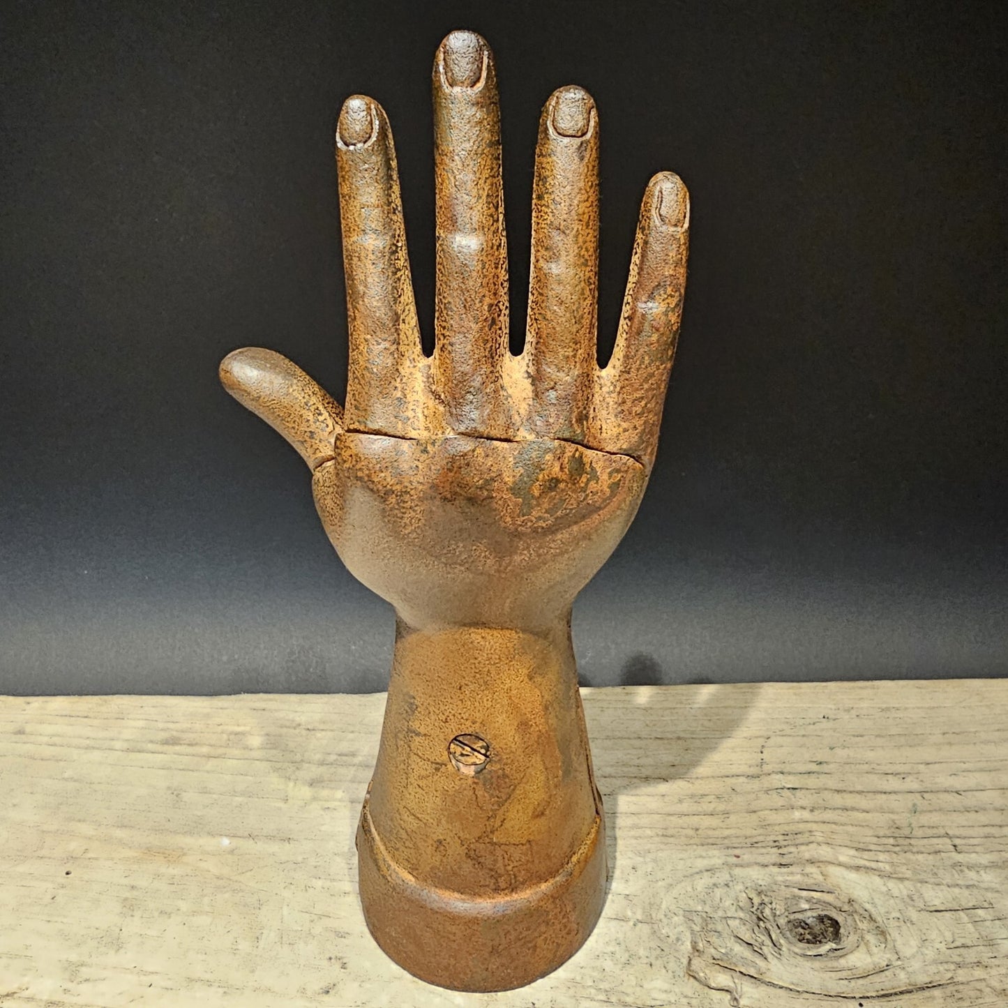Vintage Antique Style Cast Iron Coca Cola Hand Coin Bank