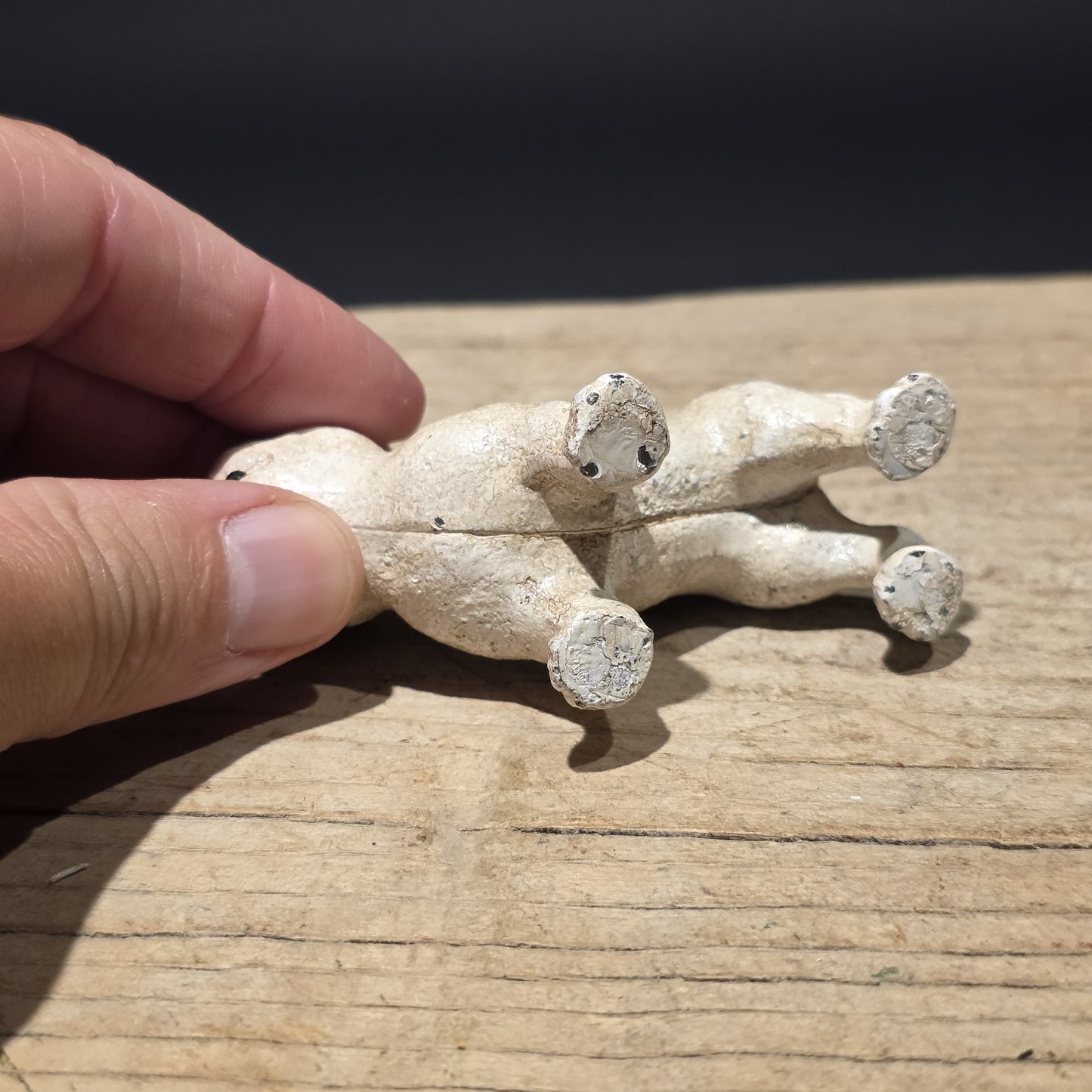 Cast Iron Bulldog Dog Figurine – Vintage Style Miniature Animal Figure