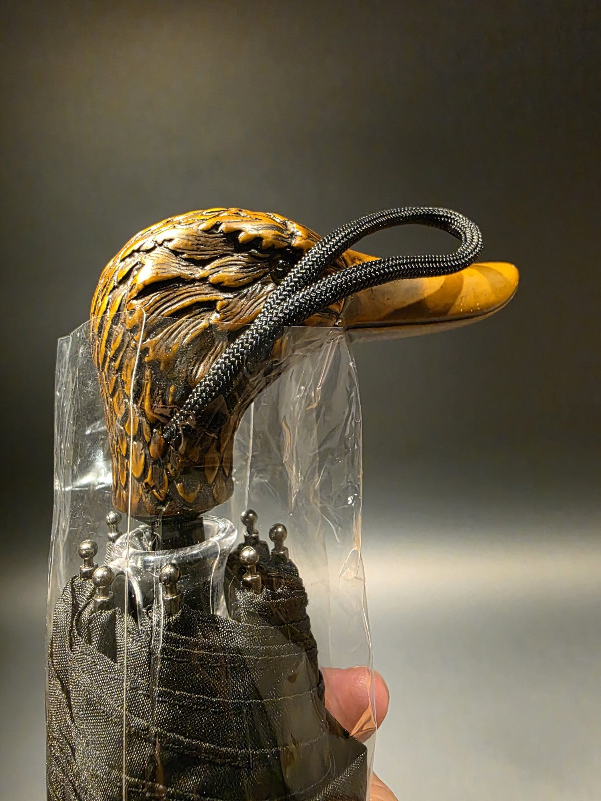 11 1/2" Antique Style Mallard Duck Handle Umbrella