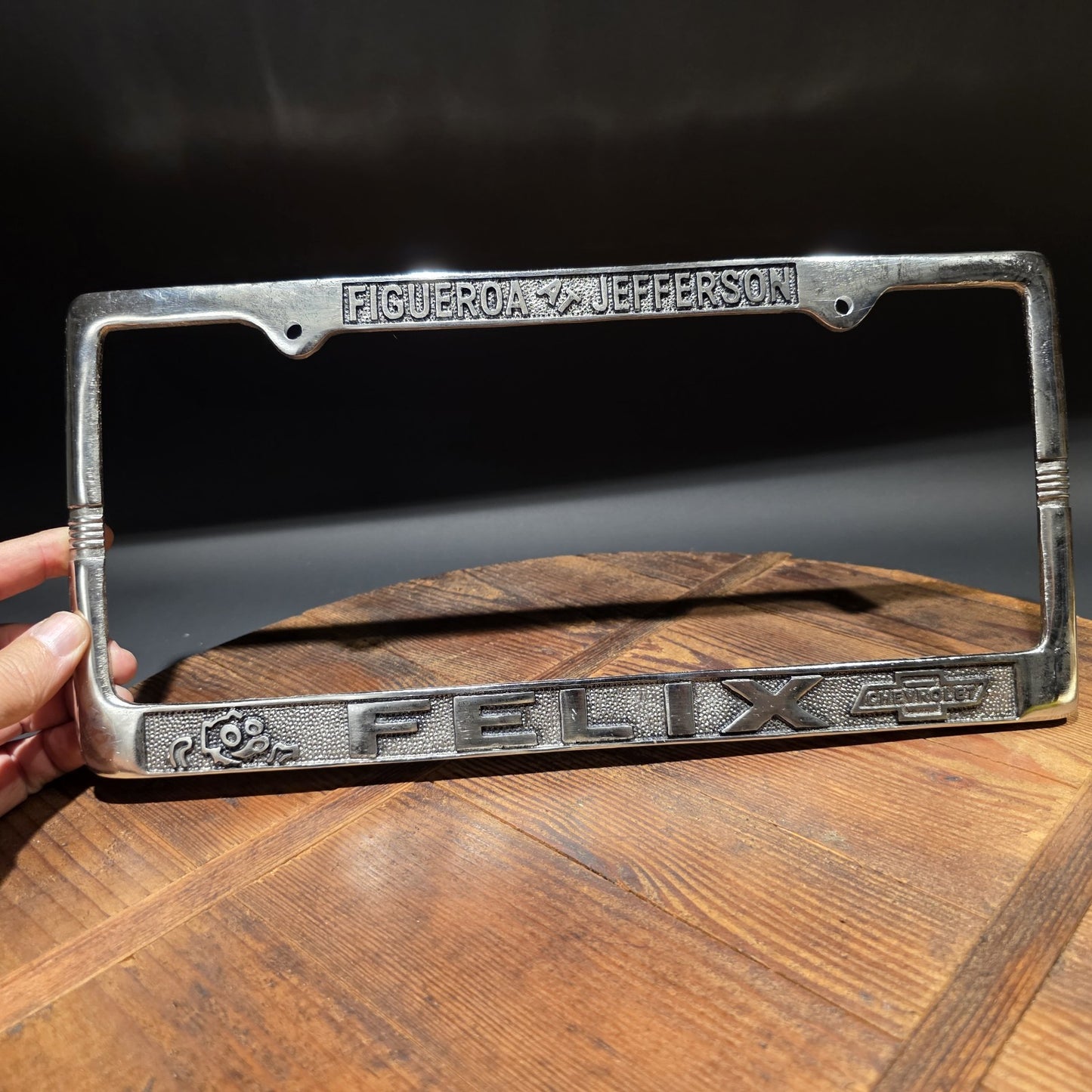 Felix Chevrolet License Plate Frame – Figueroa Jefferson Los Angeles